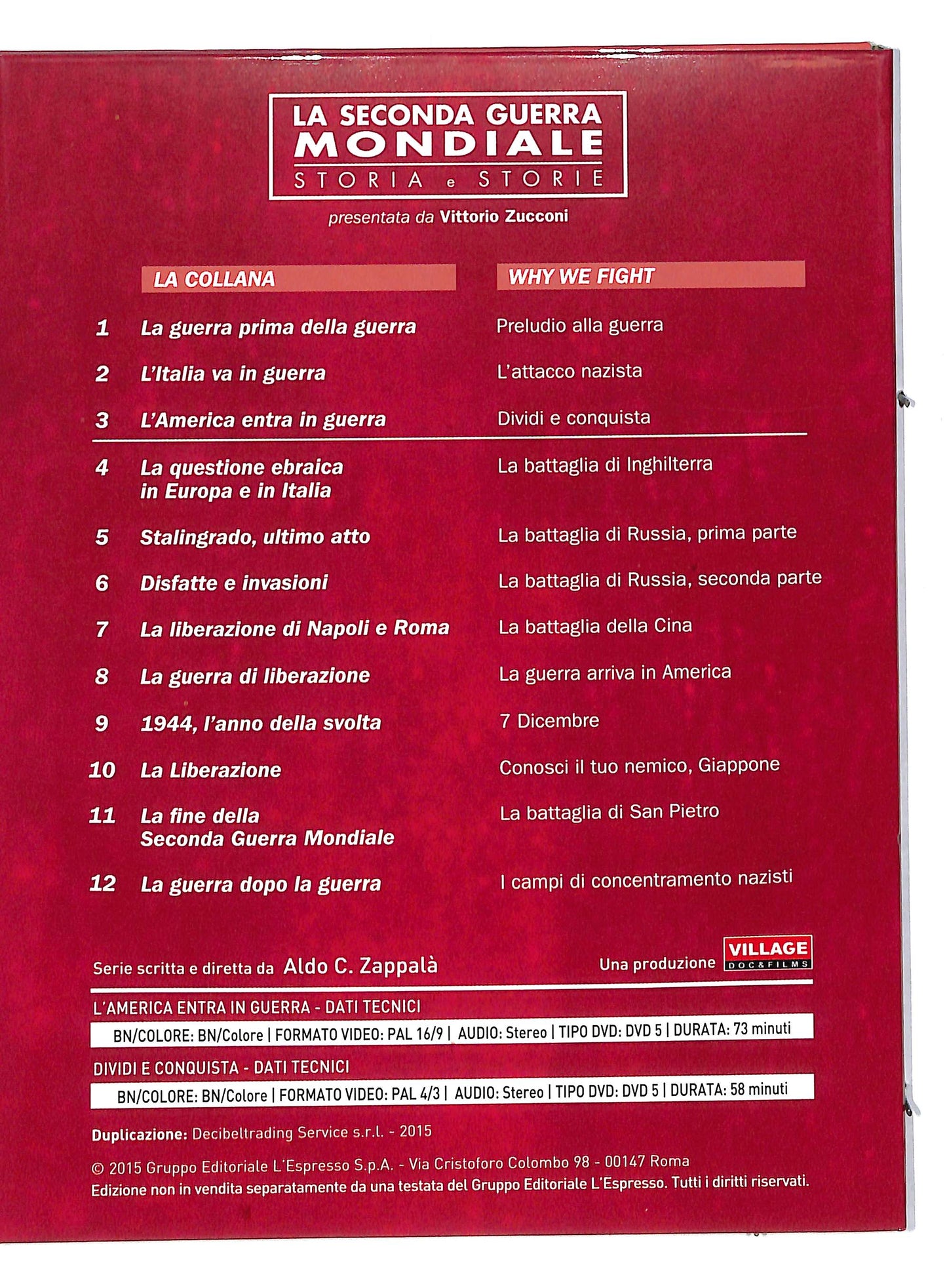 EBOND L'america entra in guerra vol 3 - la seconda EDITORIALE DVD DB591488