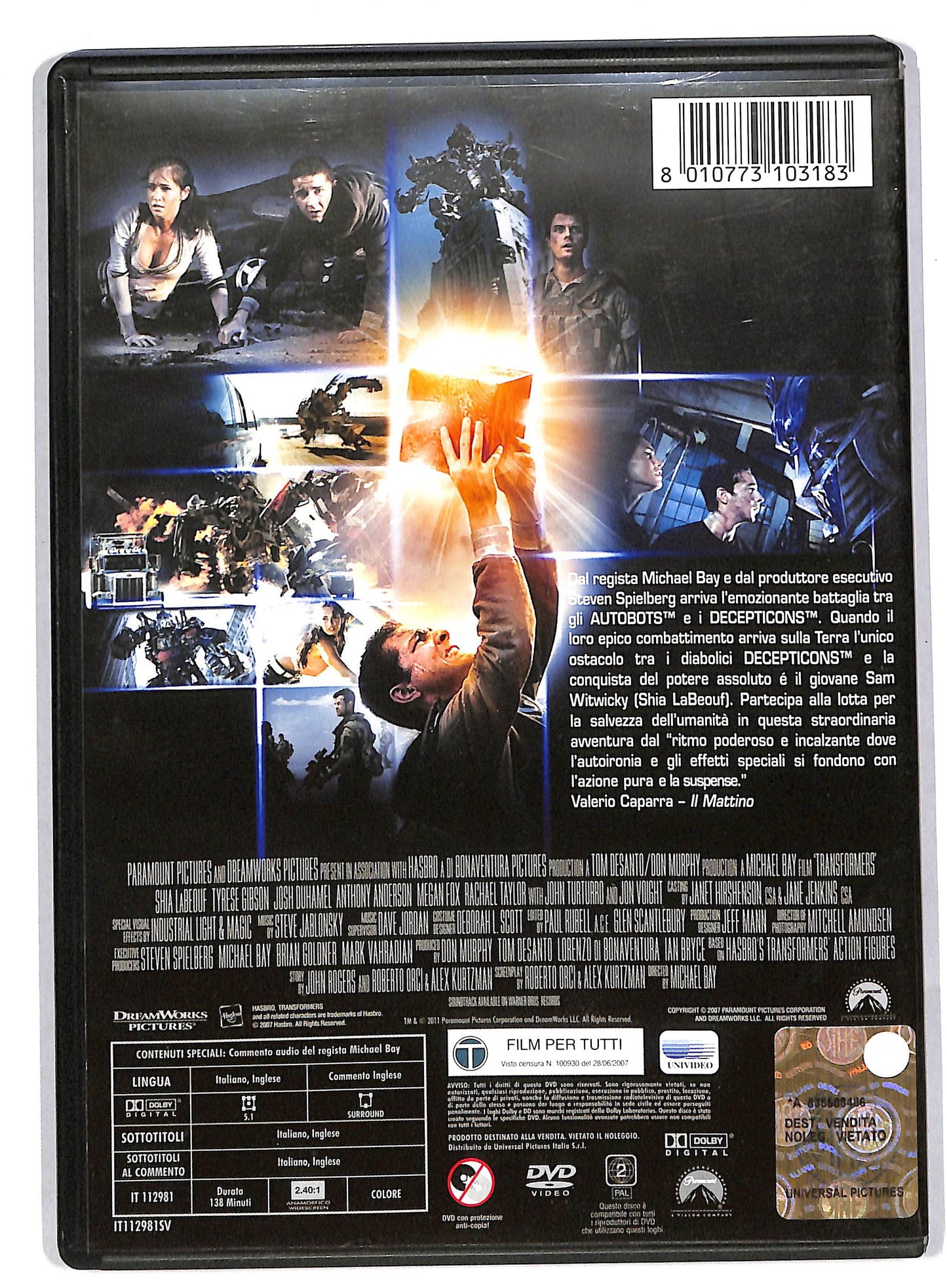 EBOND Transformers DVD DB591612