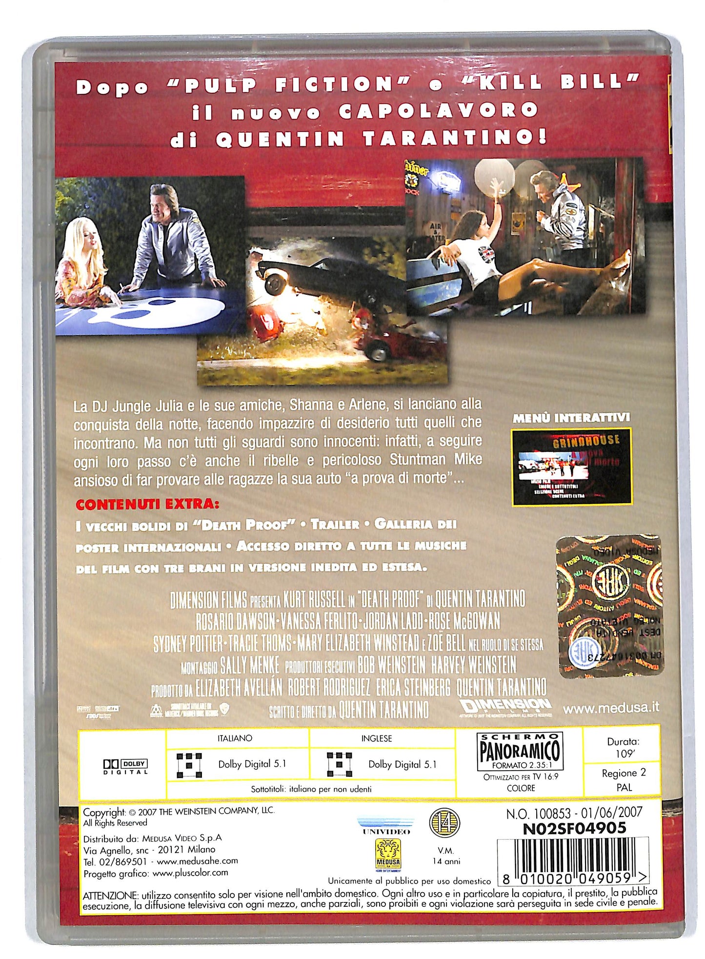 EBOND Grindhouse - A prova di morte DVD DB592127