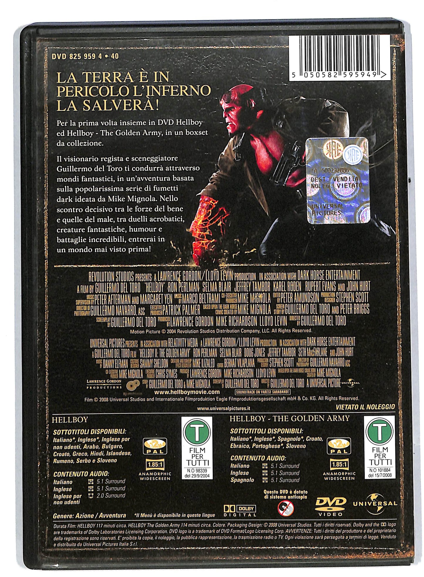 EBOND Hellboy + Hellboy The golden army DVD DB592309