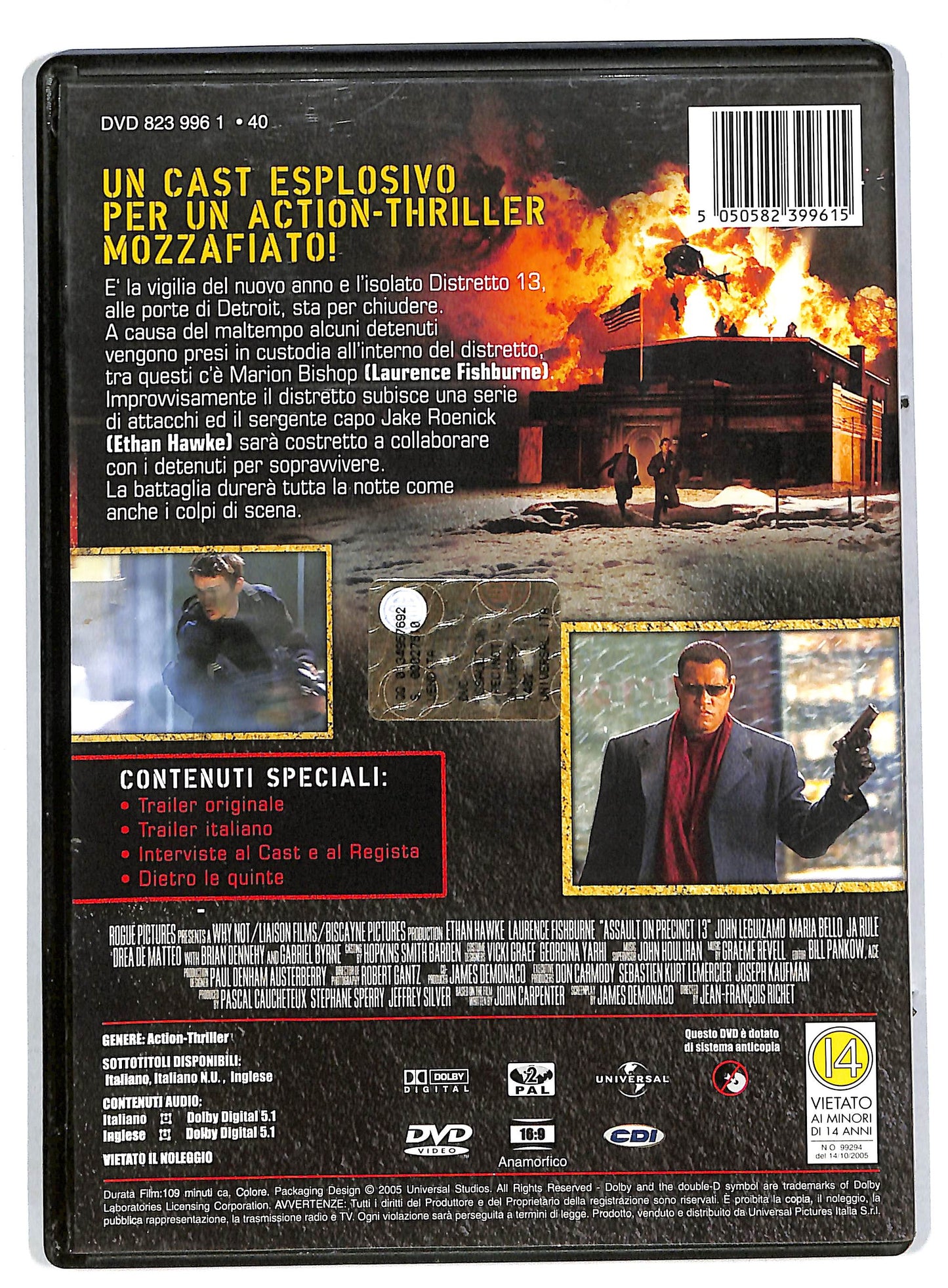 EBOND Assault on precinct 13 DVD DB592323