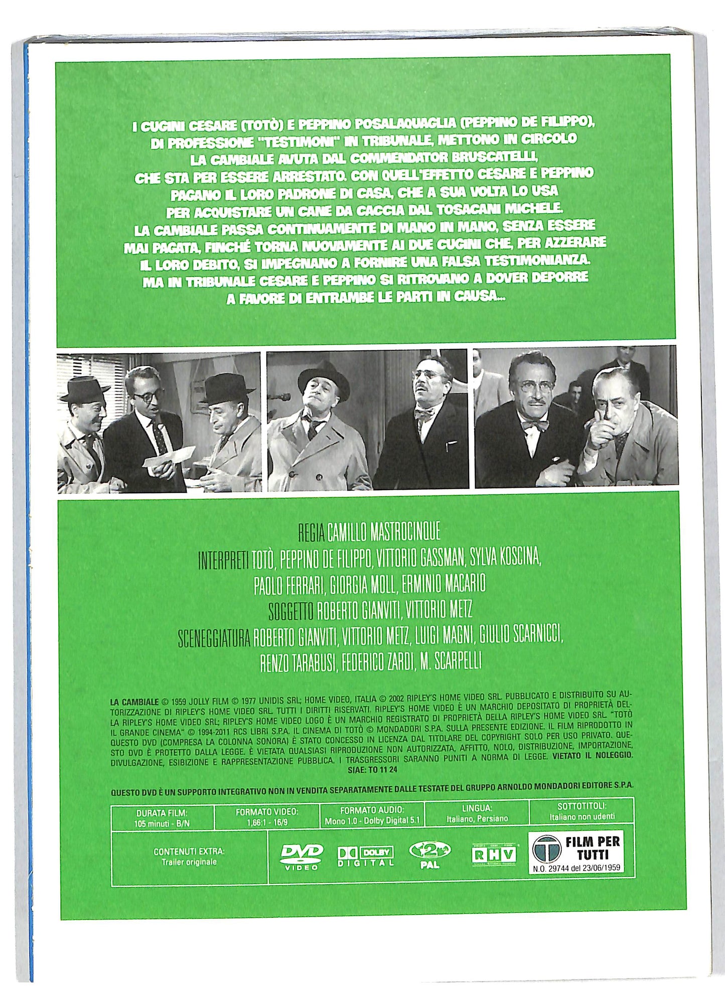 EBOND La Cambiale EDITORIALE DVD DB592327