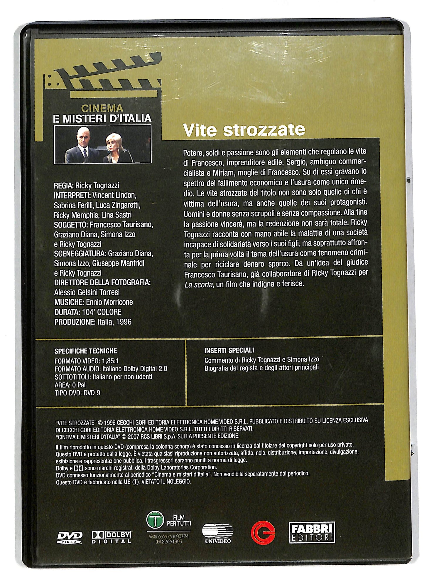 EBOND Vite strozzate EDITORIALE DVD DB592342