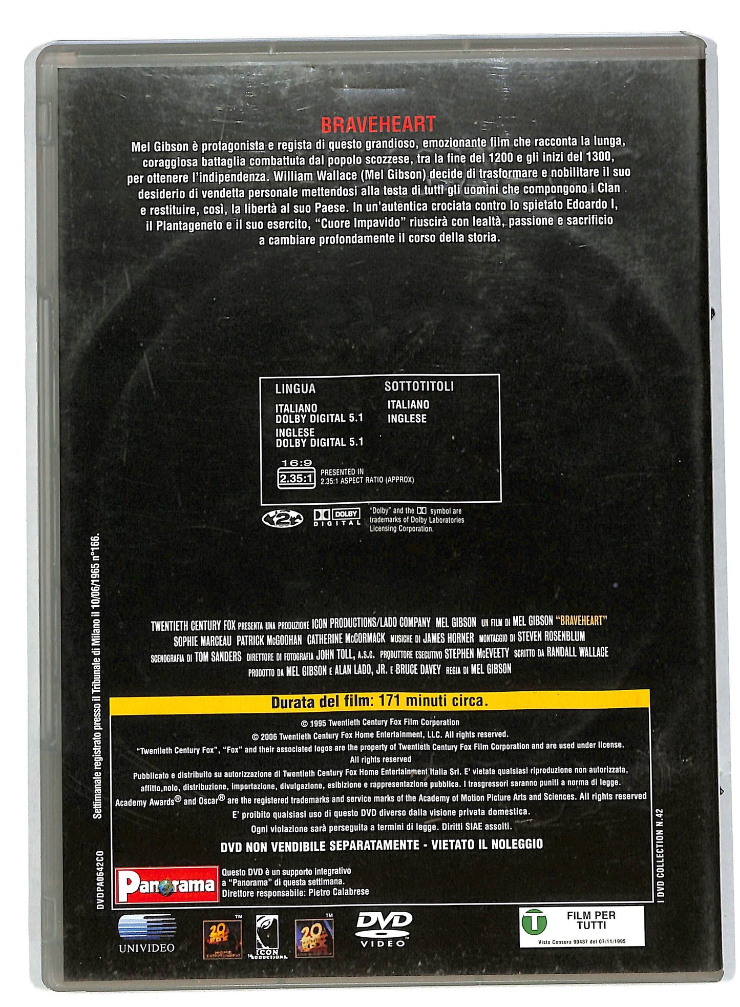 EBOND Braveheart EDITORIALE DVD DB592422