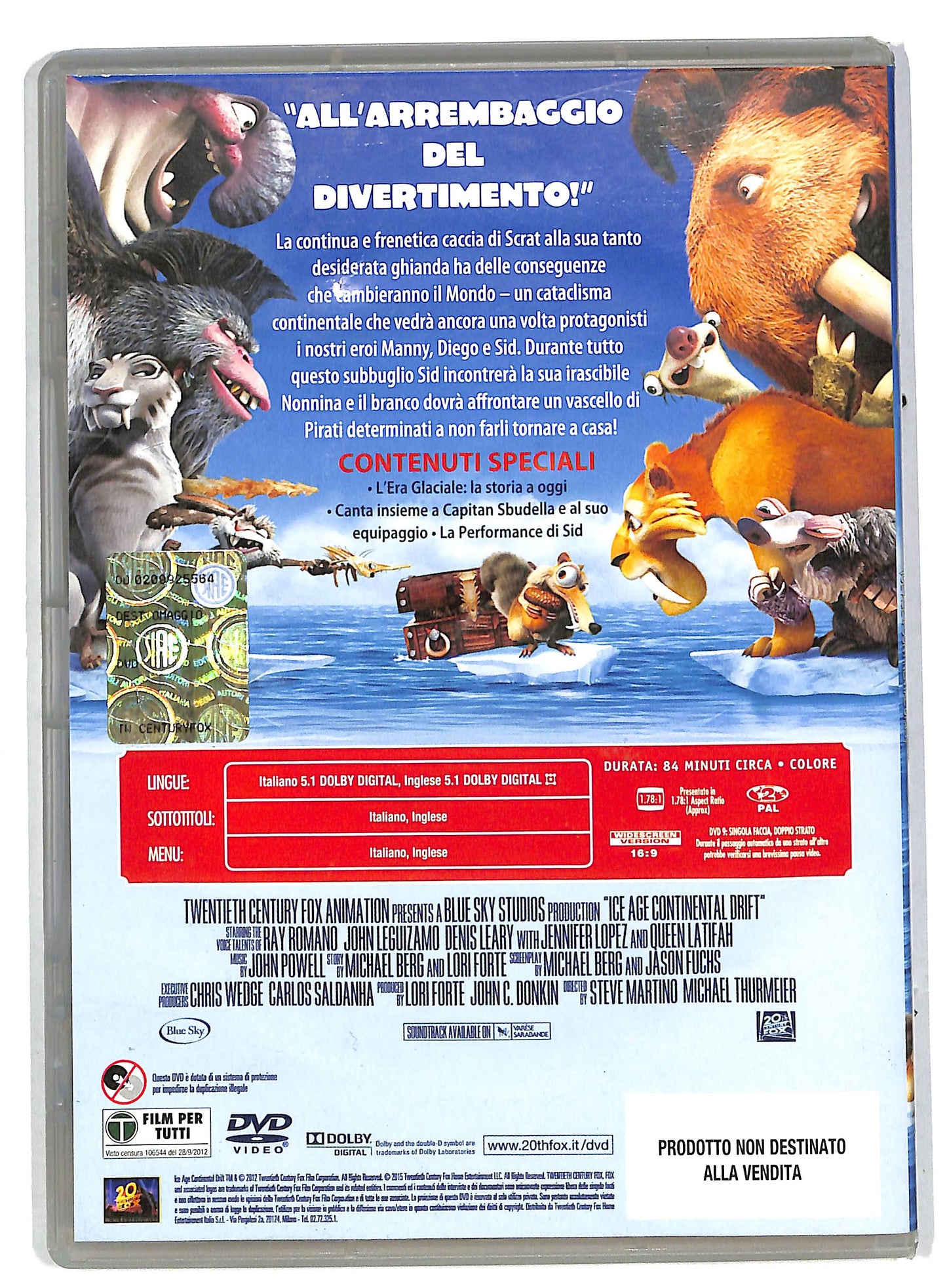 EBOND L'era glaciale 4 - Continenti alla deriva EDITORIALE DVD DB592434