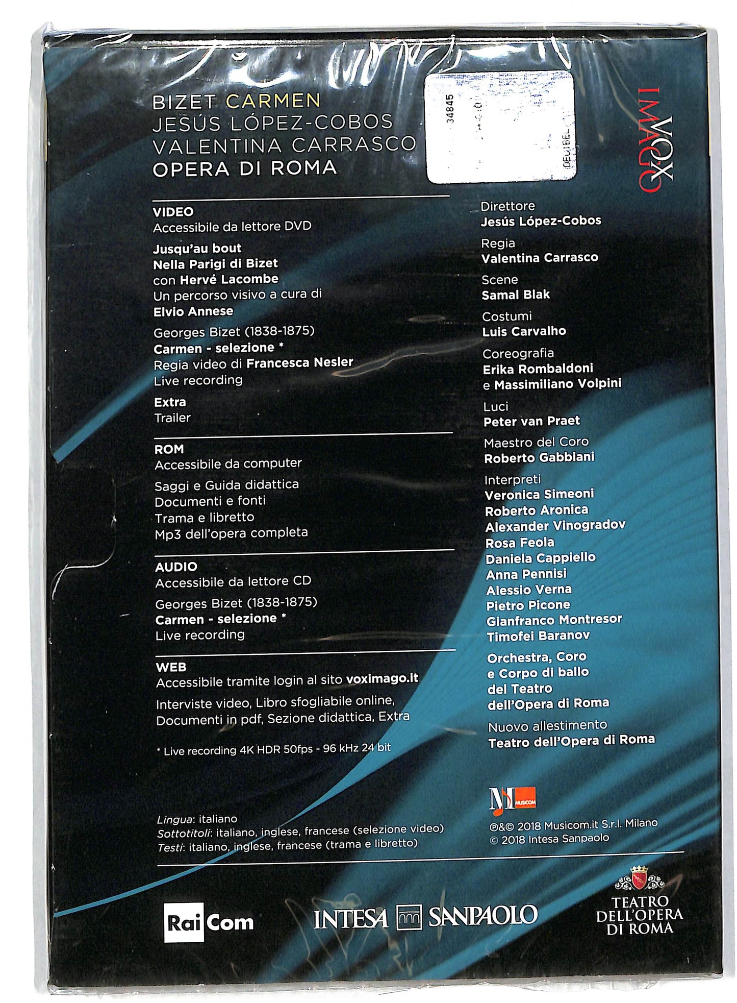 EBOND Bizet Carmen EDITORIALE DIGIPACK DVD DB592640