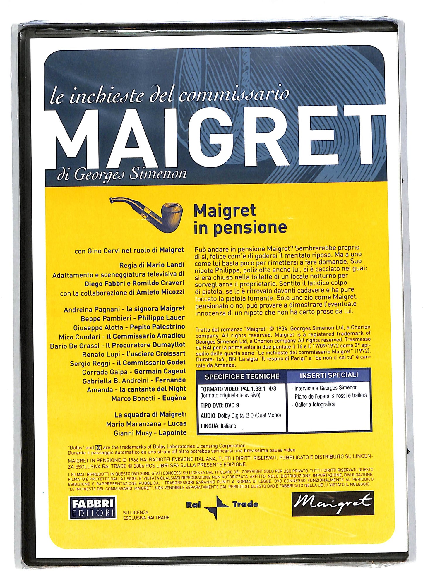 EBOND Maigret in pensione EDITORIALE DVD DB592644