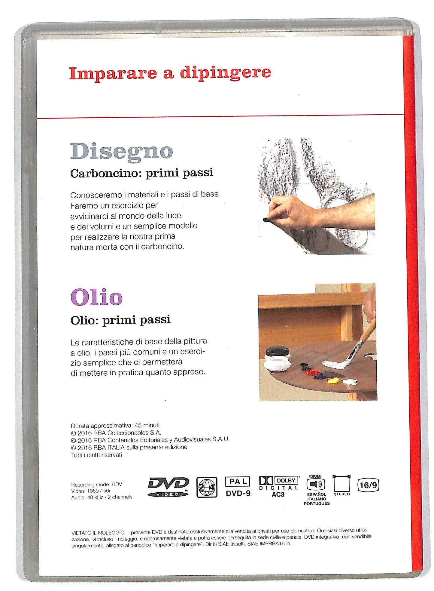 EBOND Imparare a dipingere vol 1 - disegno olio EDITORIALE DVD DB592655