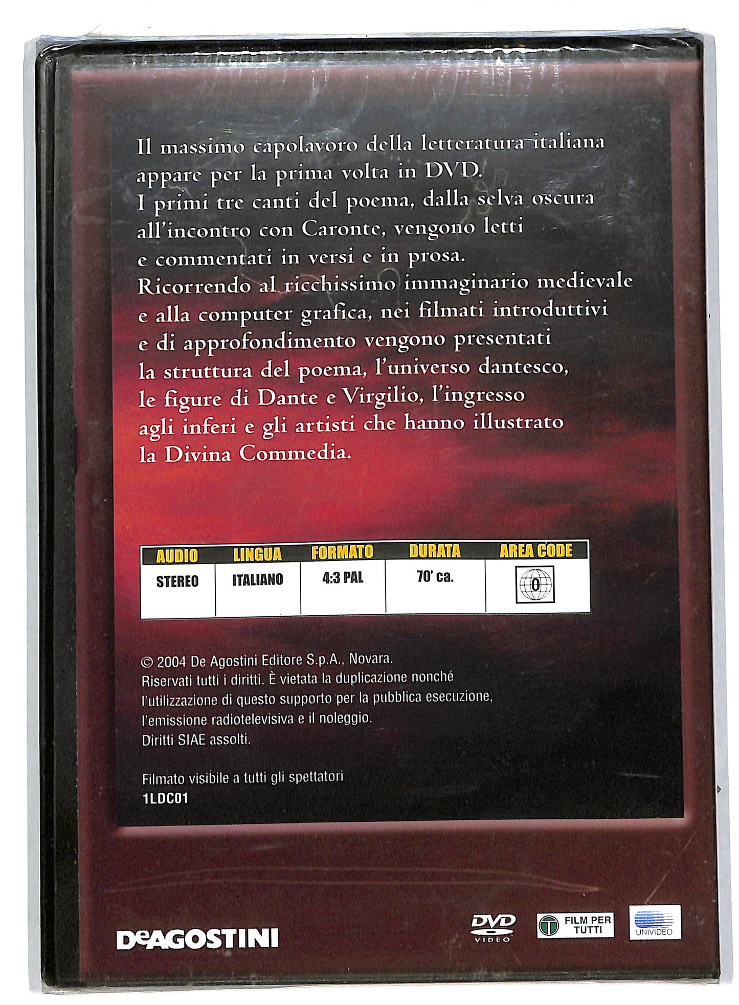 EBOND La divina commedia 1 - inferno canto I - II - III EDITORIALE DVD DB592657