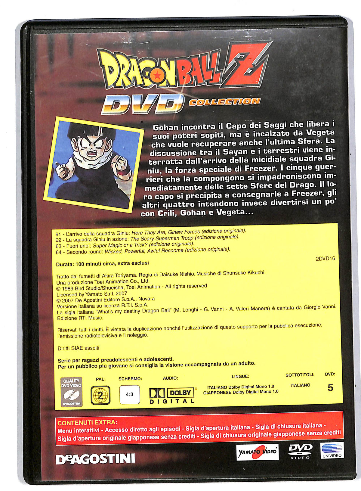 EBOND Dragonball Z Collection vol 16 EDITORIALE DVD DB592701