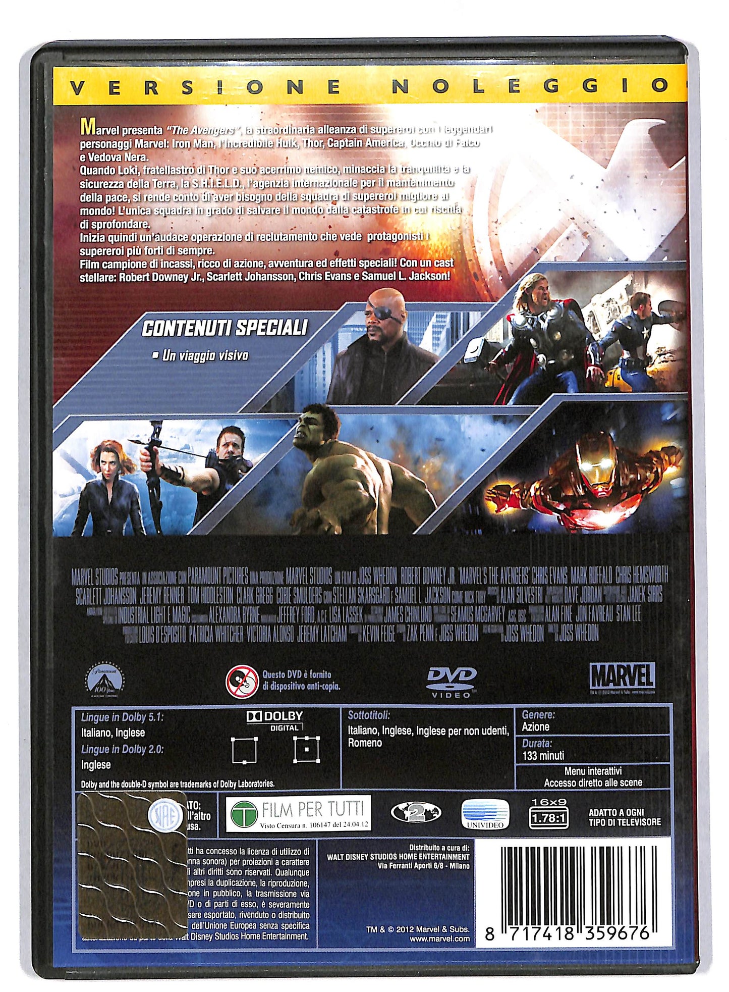 EBOND The Avengers NOLEGGIO DVD DB592828