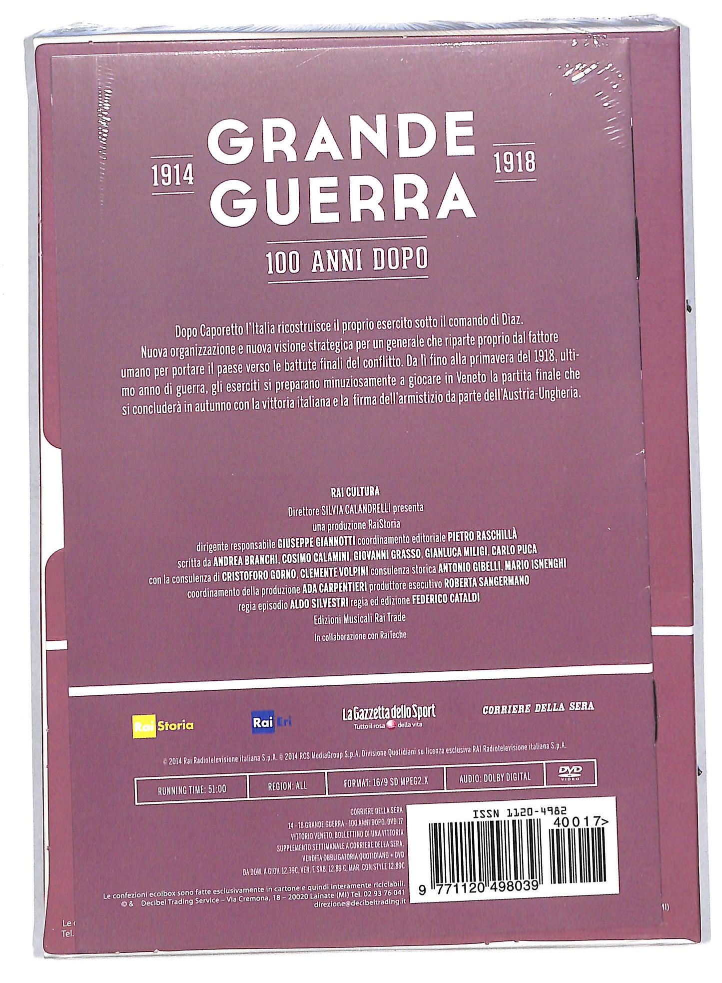 EBOND Vittorio veneto bollettino di una vittoria EDITORIALE DVD DB592832