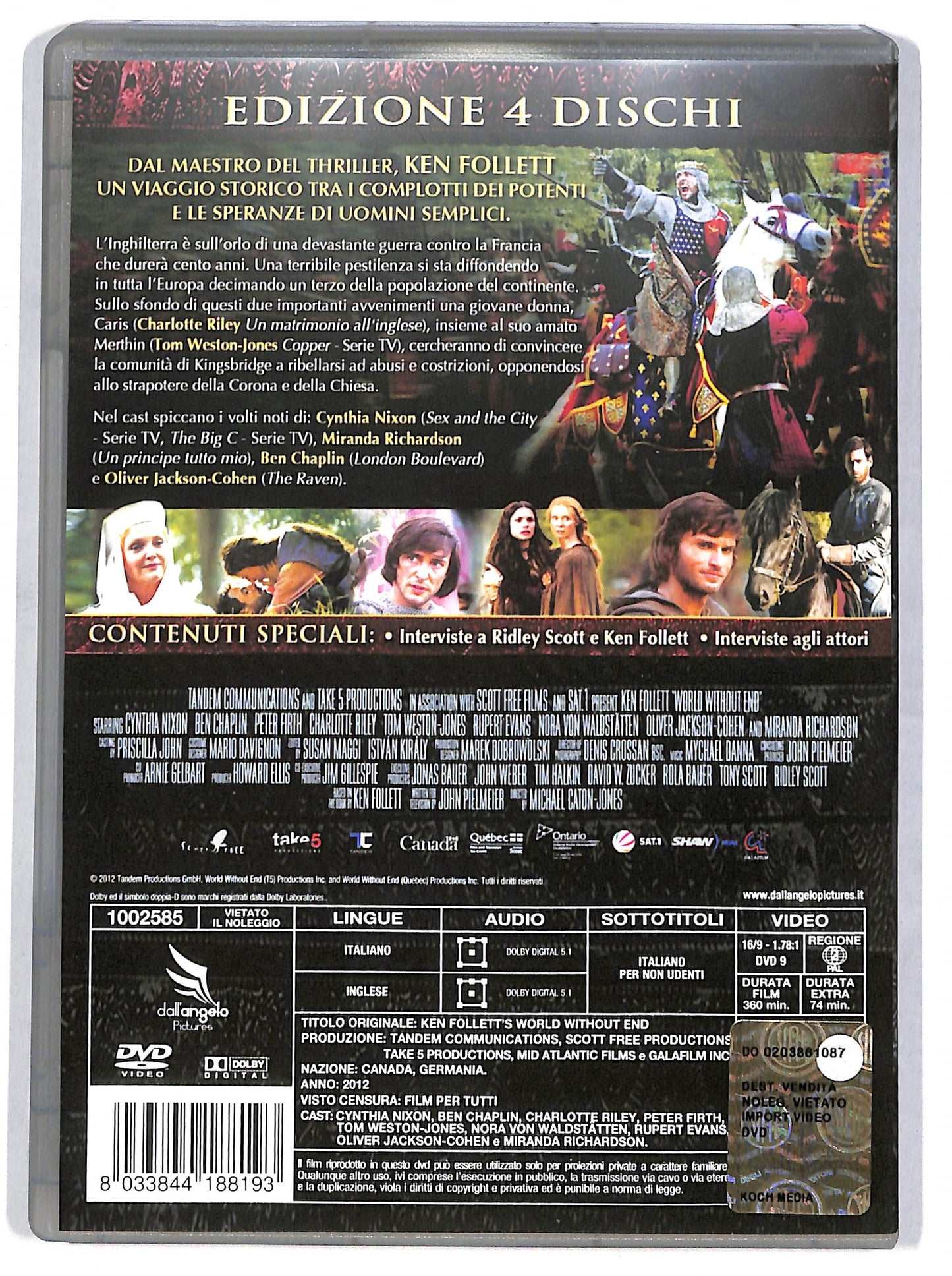 EBOND Mondo senza fine - stagione 01 DVD DB592839