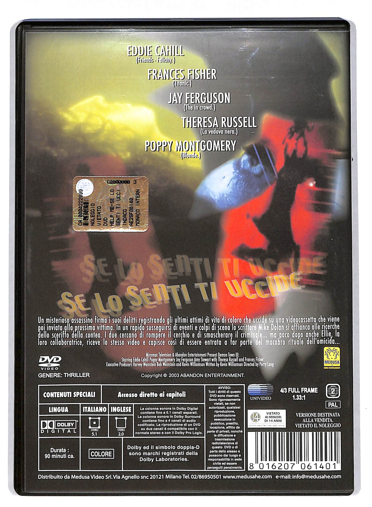 EBOND Help me - Se lo senti ti uccide DVD DB593120