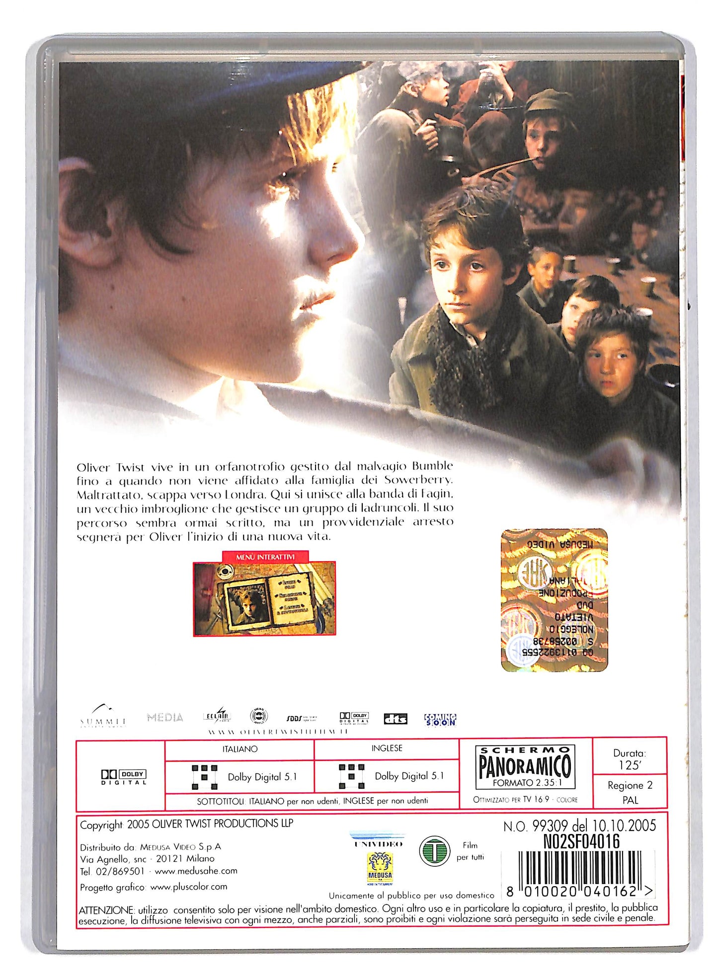 EBOND Oliver Twist (2005) Di Roman Polanski DVD DB593130