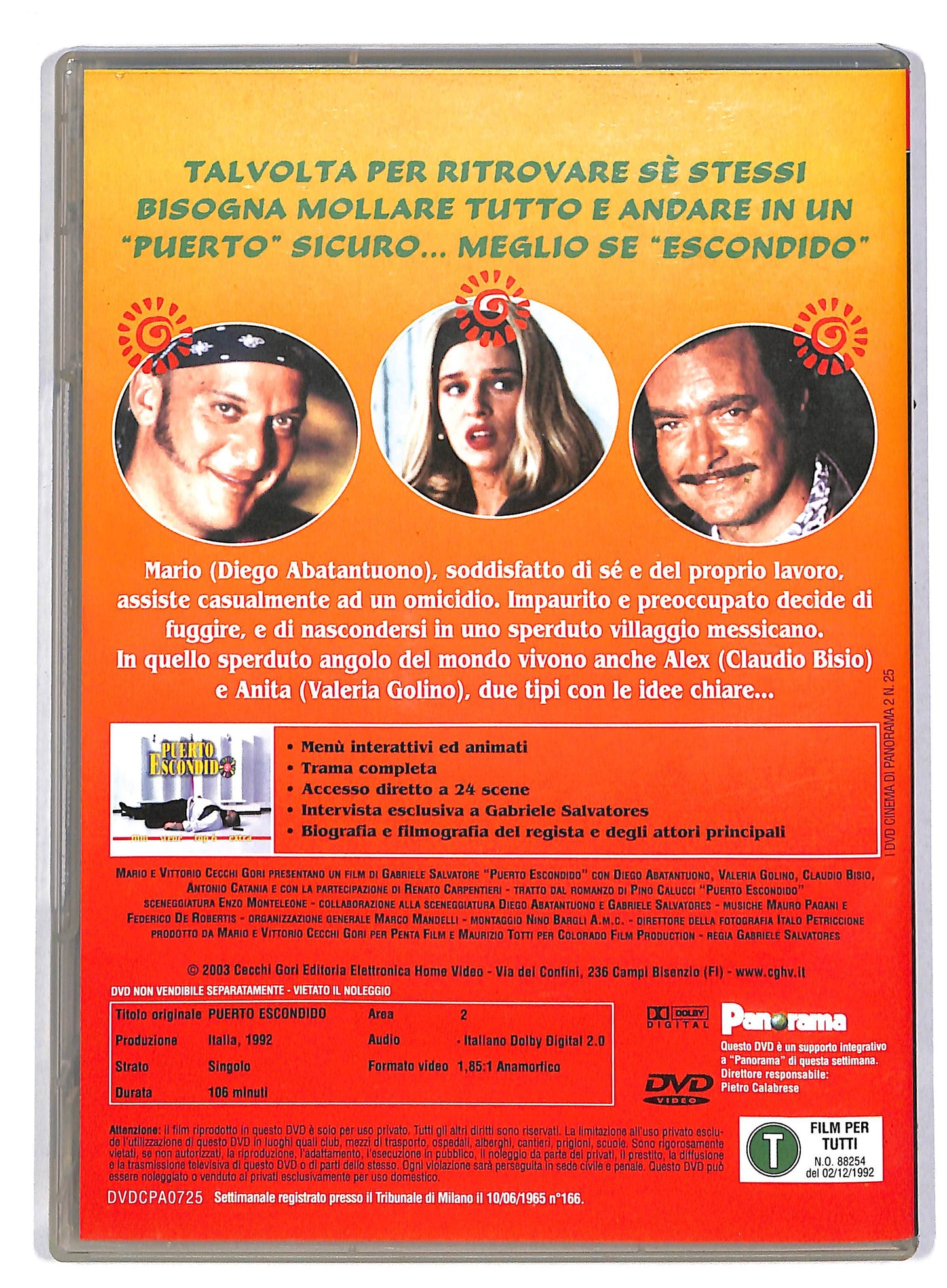 EBOND Puerto Escondido EDITORIALE DVD DB593237