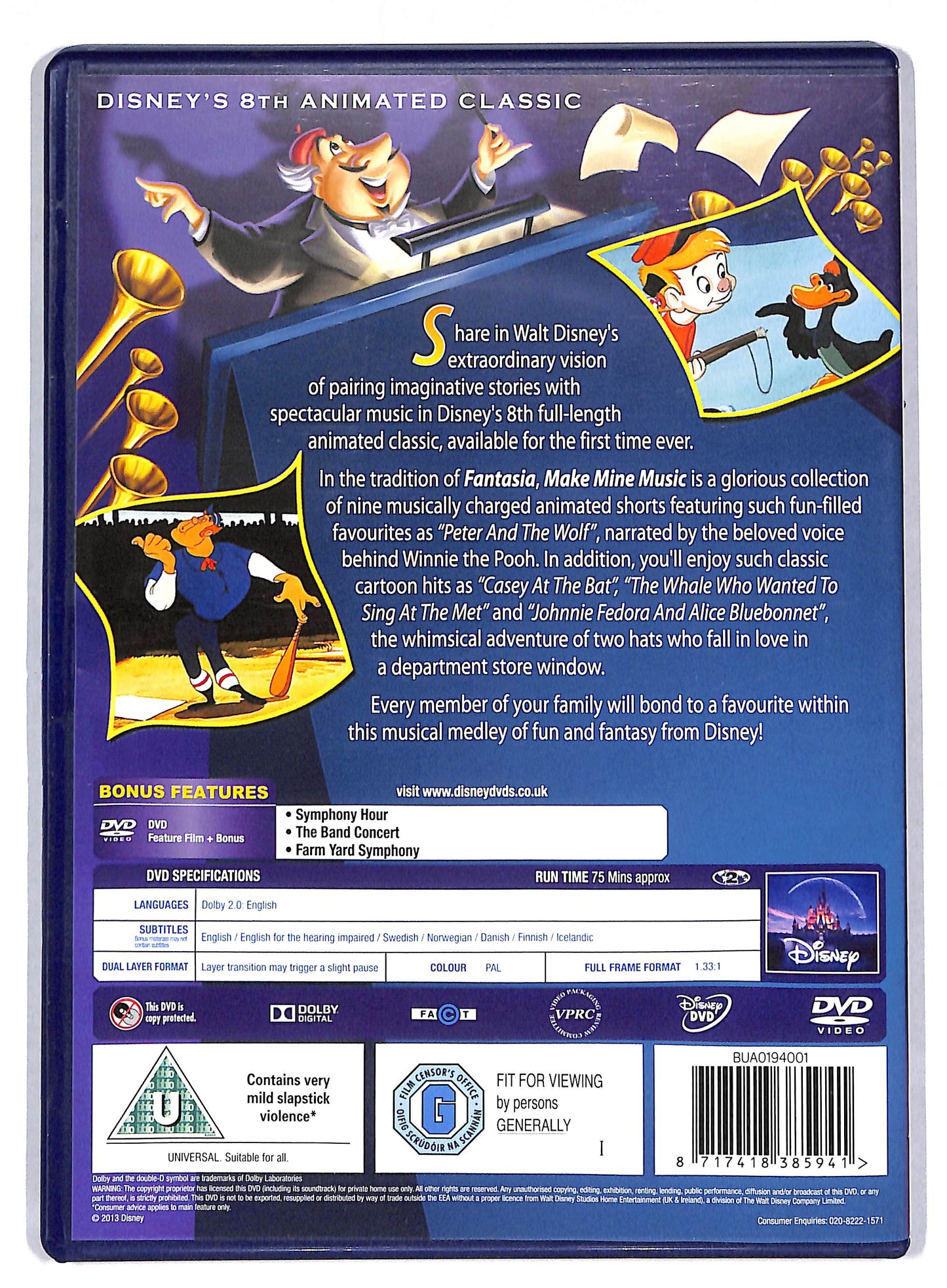 EBOND Make mine music (NO ITA) DVD DB593259