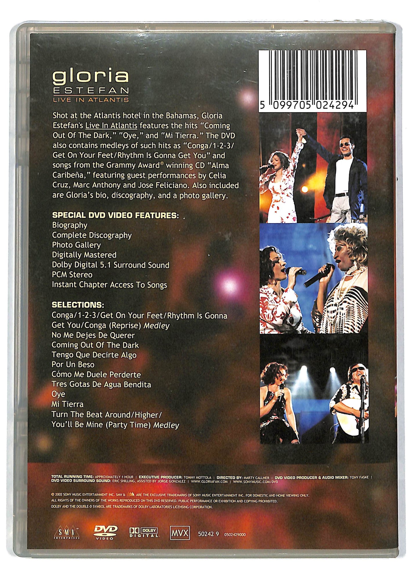 EBOND Gloria Estefan - Live In Atlantis DVD DB593344