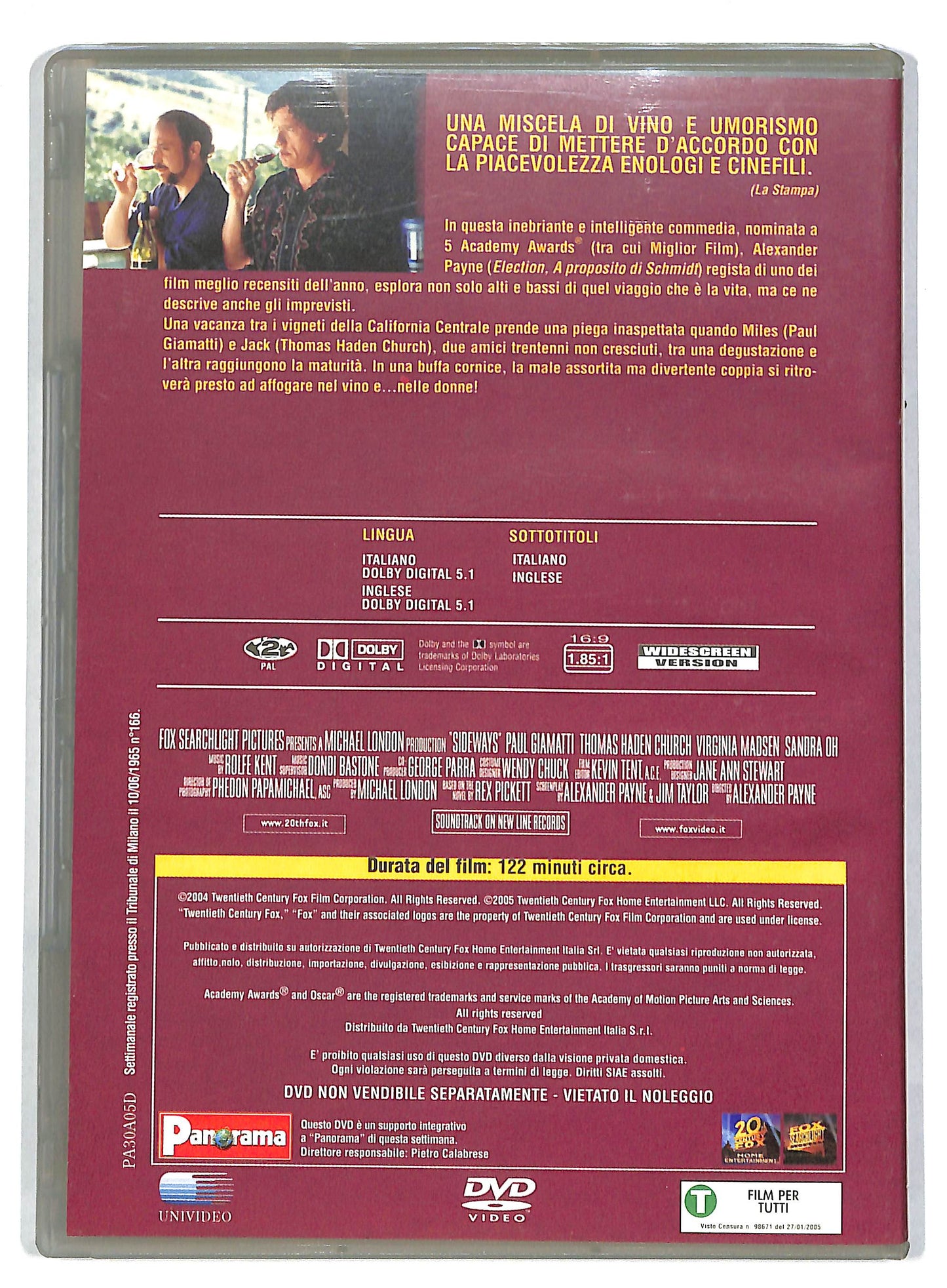 EBOND Sideways - In viaggio con Jack EDITORIALE DVD DB593351