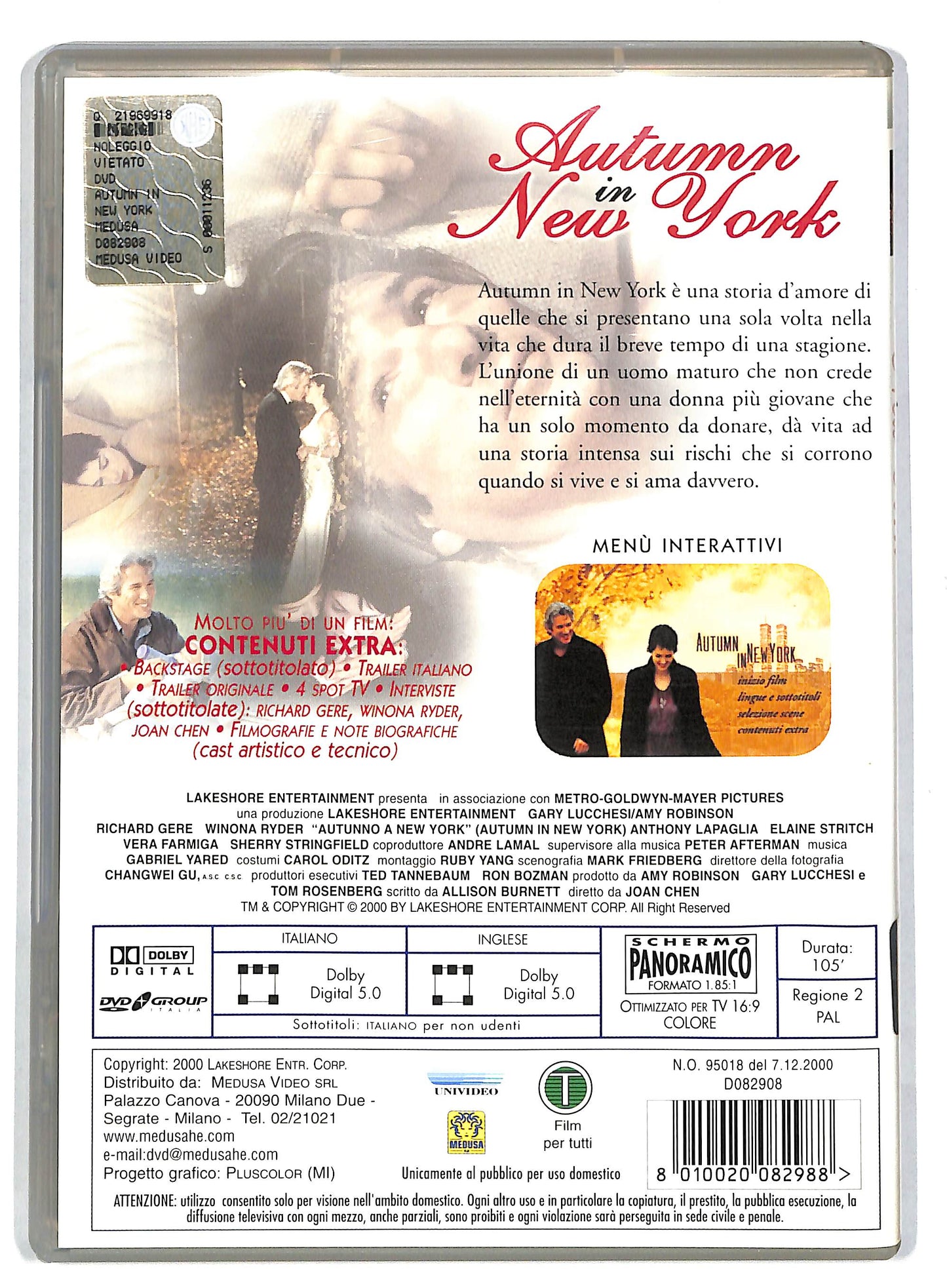EBOND Autumn In New York DVD DB593363