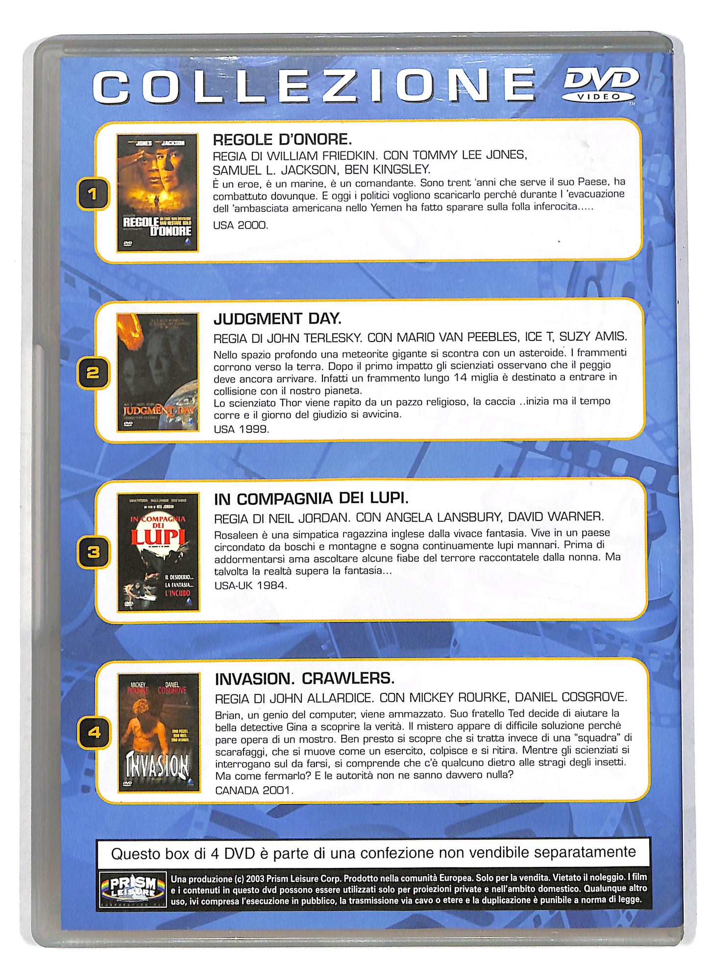 EBOND Collezione 4 film su 2 - Invasion - regole d'onore EDITORIALE DVD DB593607