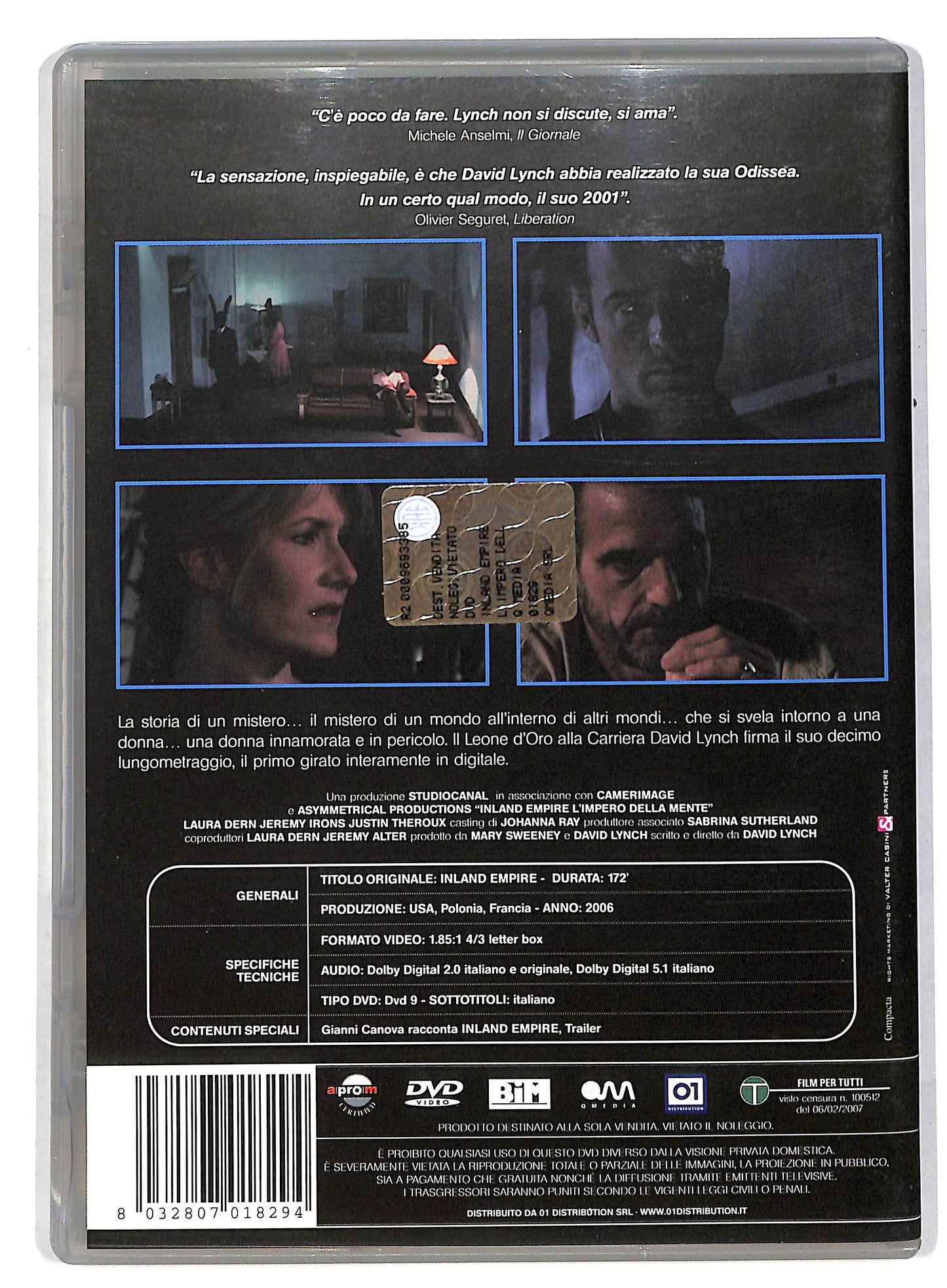 EBOND Inland Empire - L'impero della mente DVD DB593608