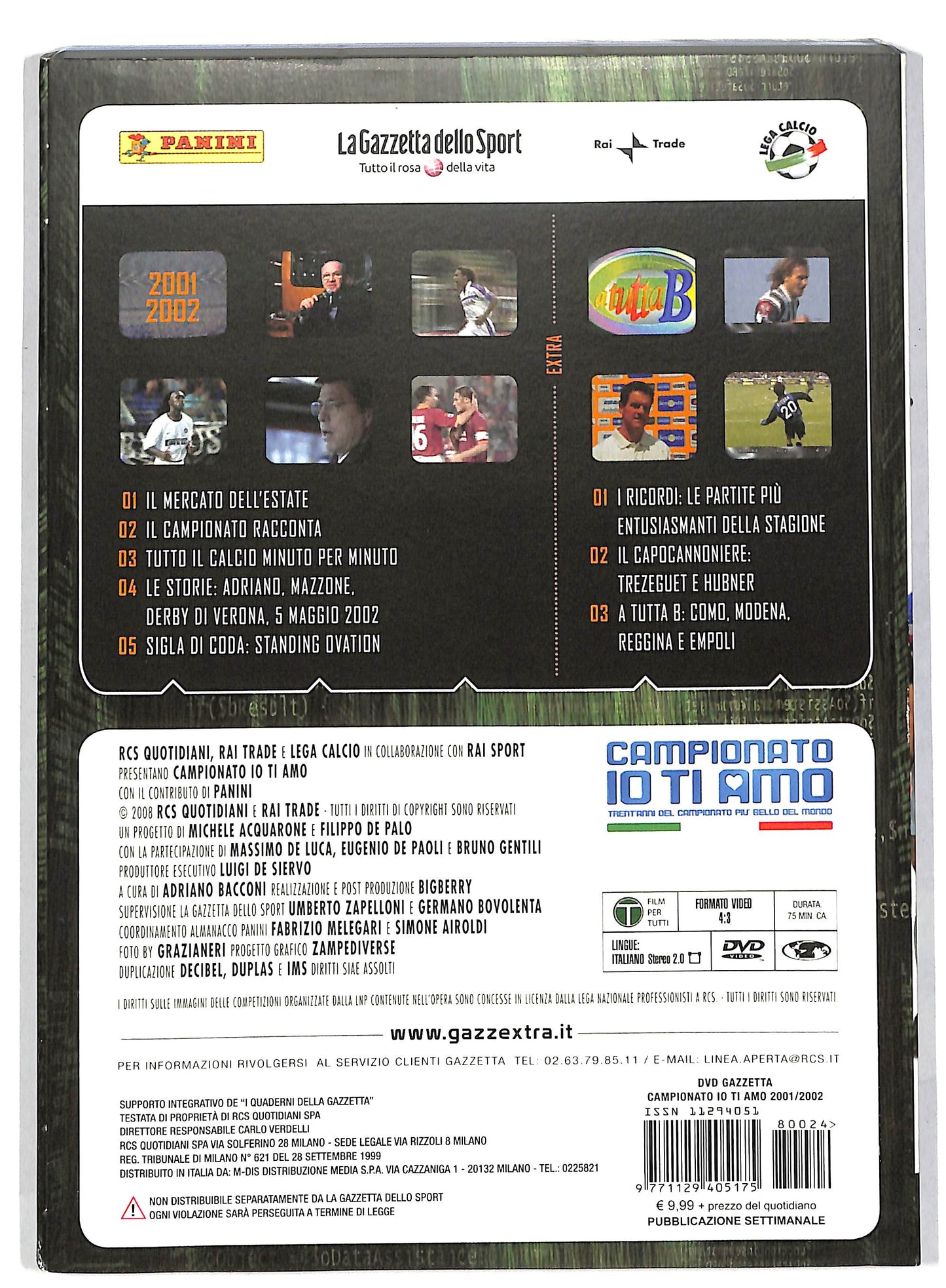 EBOND Campionato io ti amo 2001 - 2002 vol 24 EDITORIALE DVD DB593611