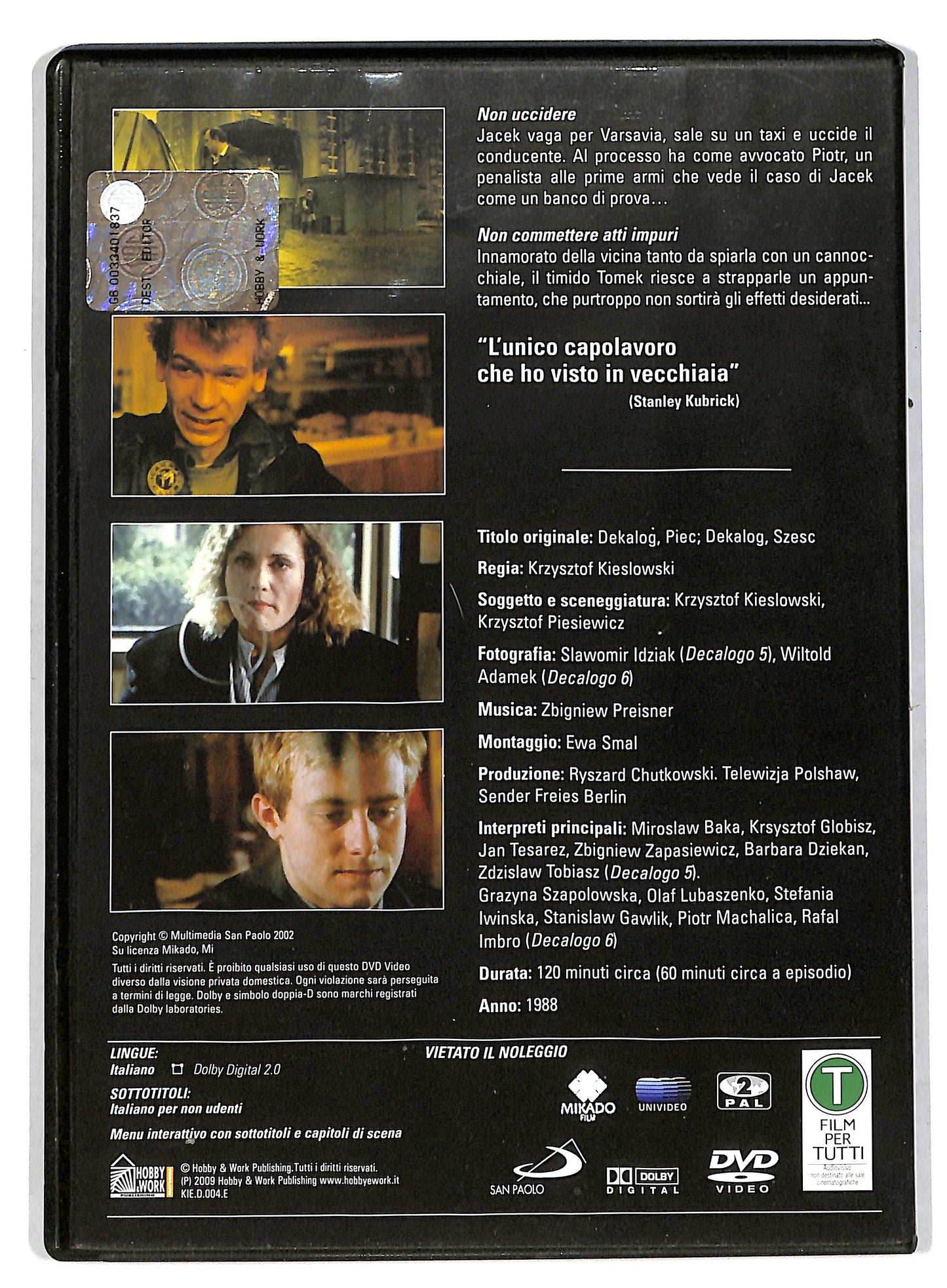 EBOND Il decalogo cap 5 - 6 EDITORIALE DVD DB593613