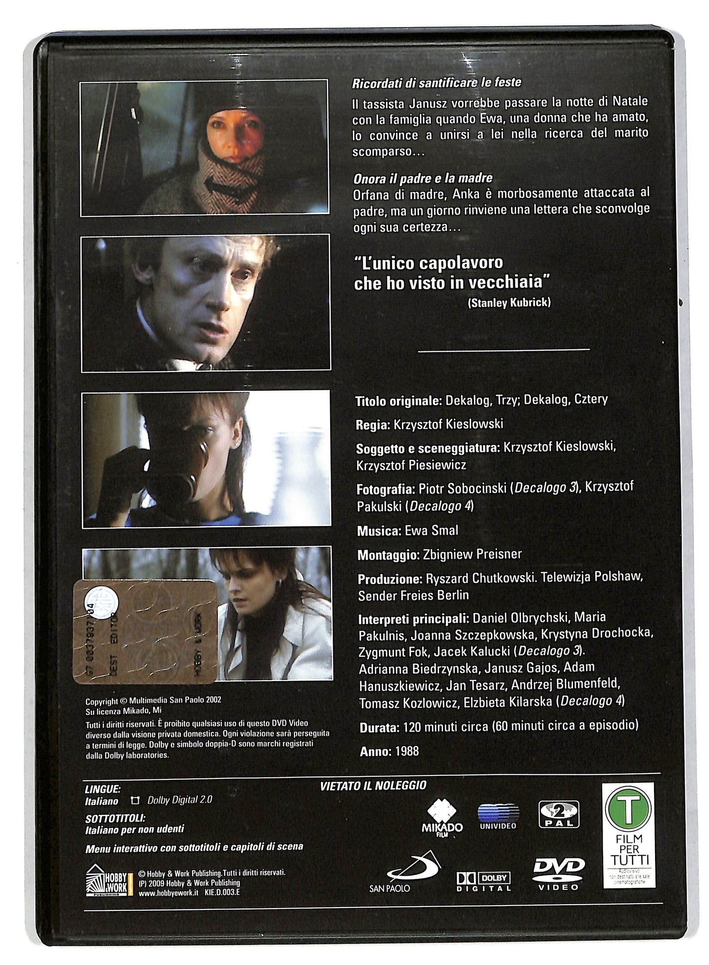 EBOND Il Decalogo cap 3 - 4 EDITORIALE DVD DB593616