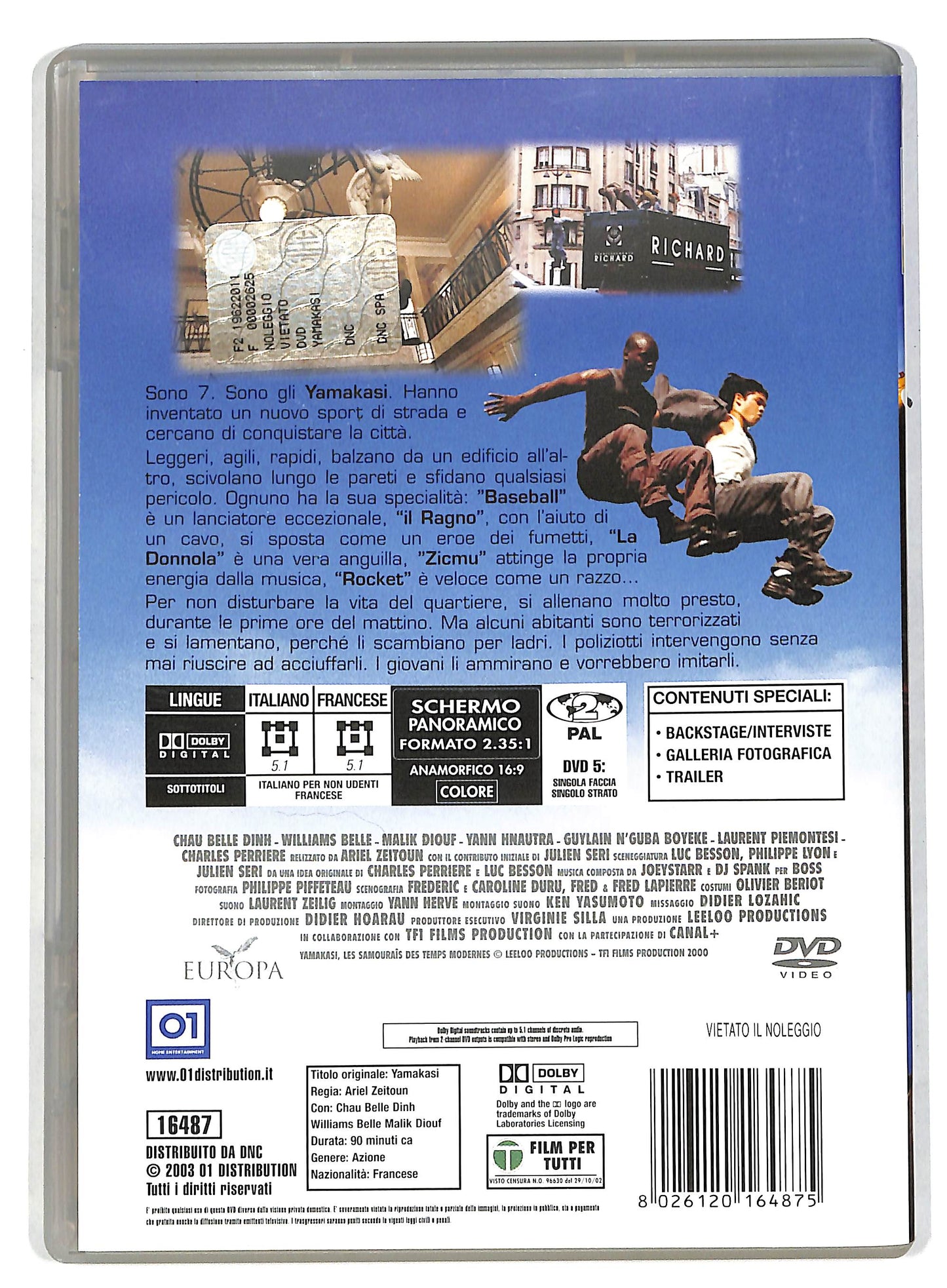 EBOND Yamakasi - I nuovi samurai DVD DB593648