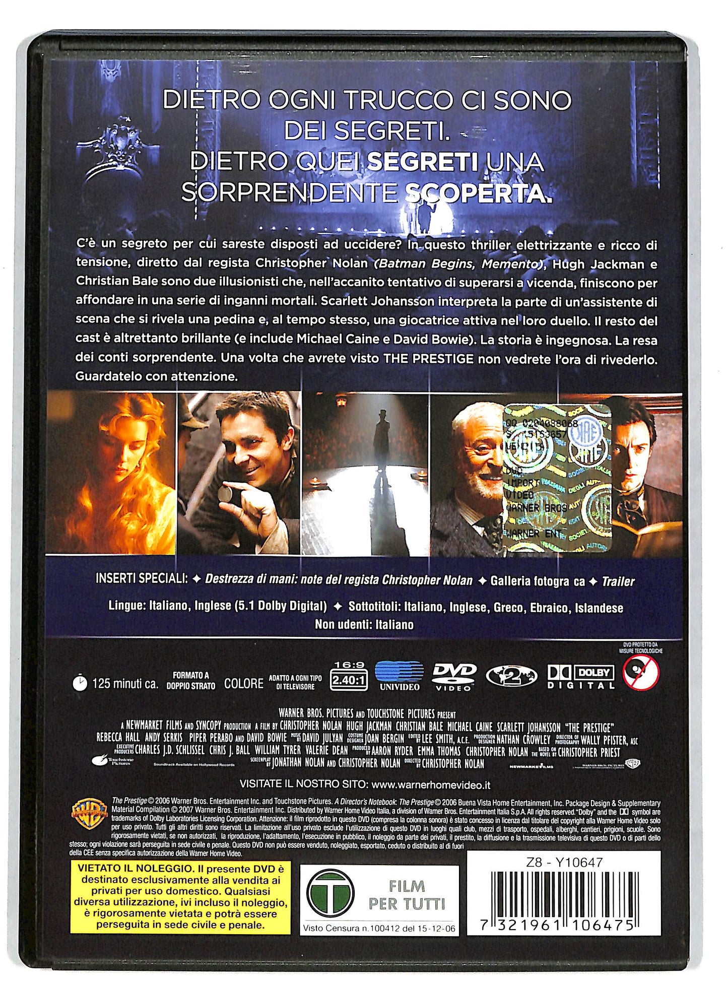 EBOND The prestige DVD DB593657