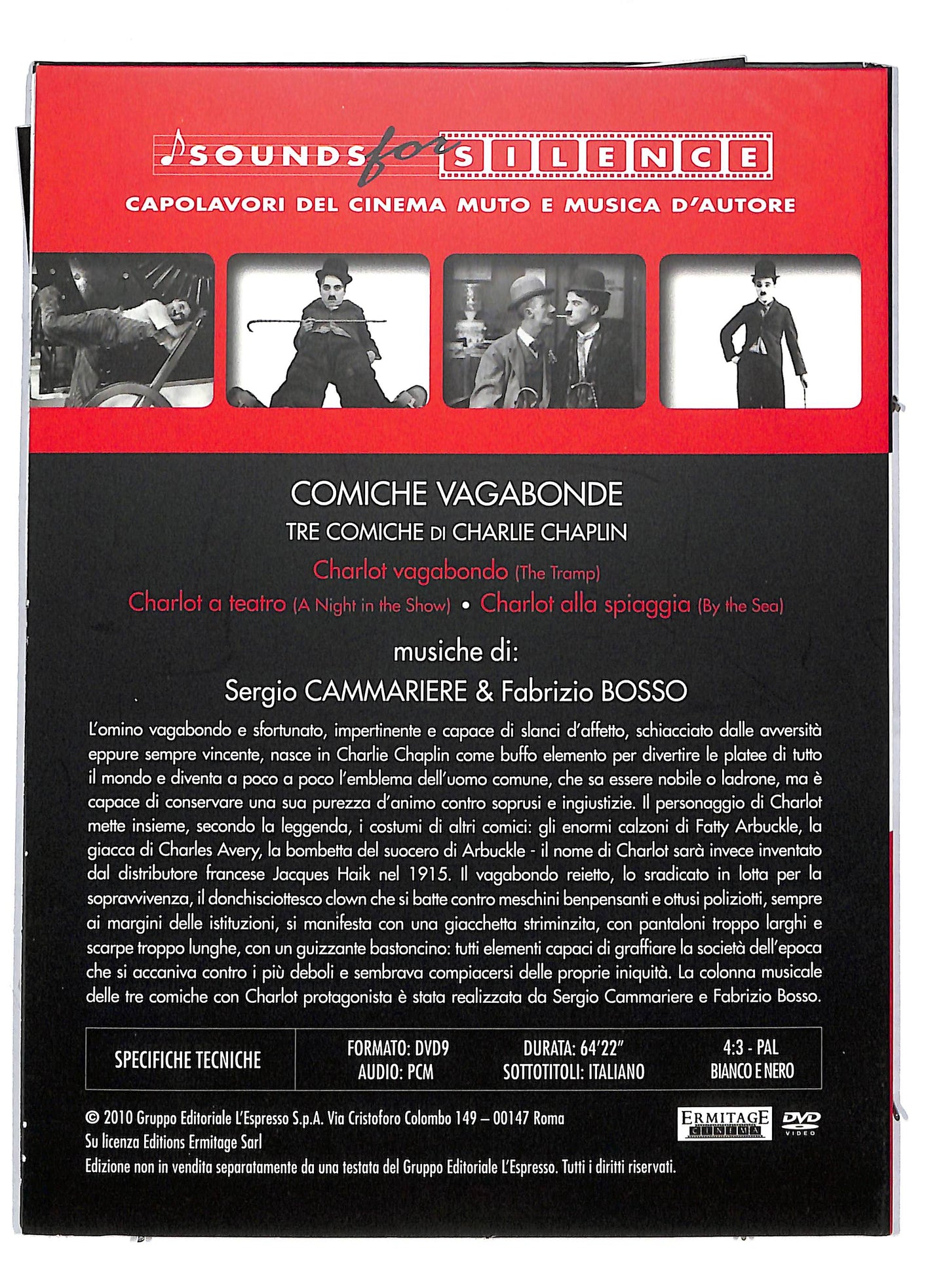 EBOND Comiche vagabonde EDITORIALE DIGIPACK DVD DB594117