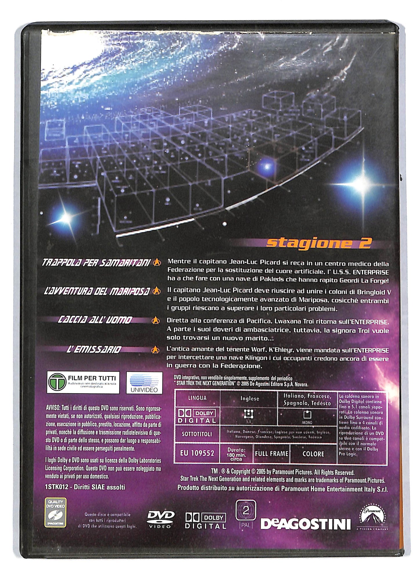 EBOND Star Trek the next generation stagione 2 vol 5 EDITORIALE DVD DB594131