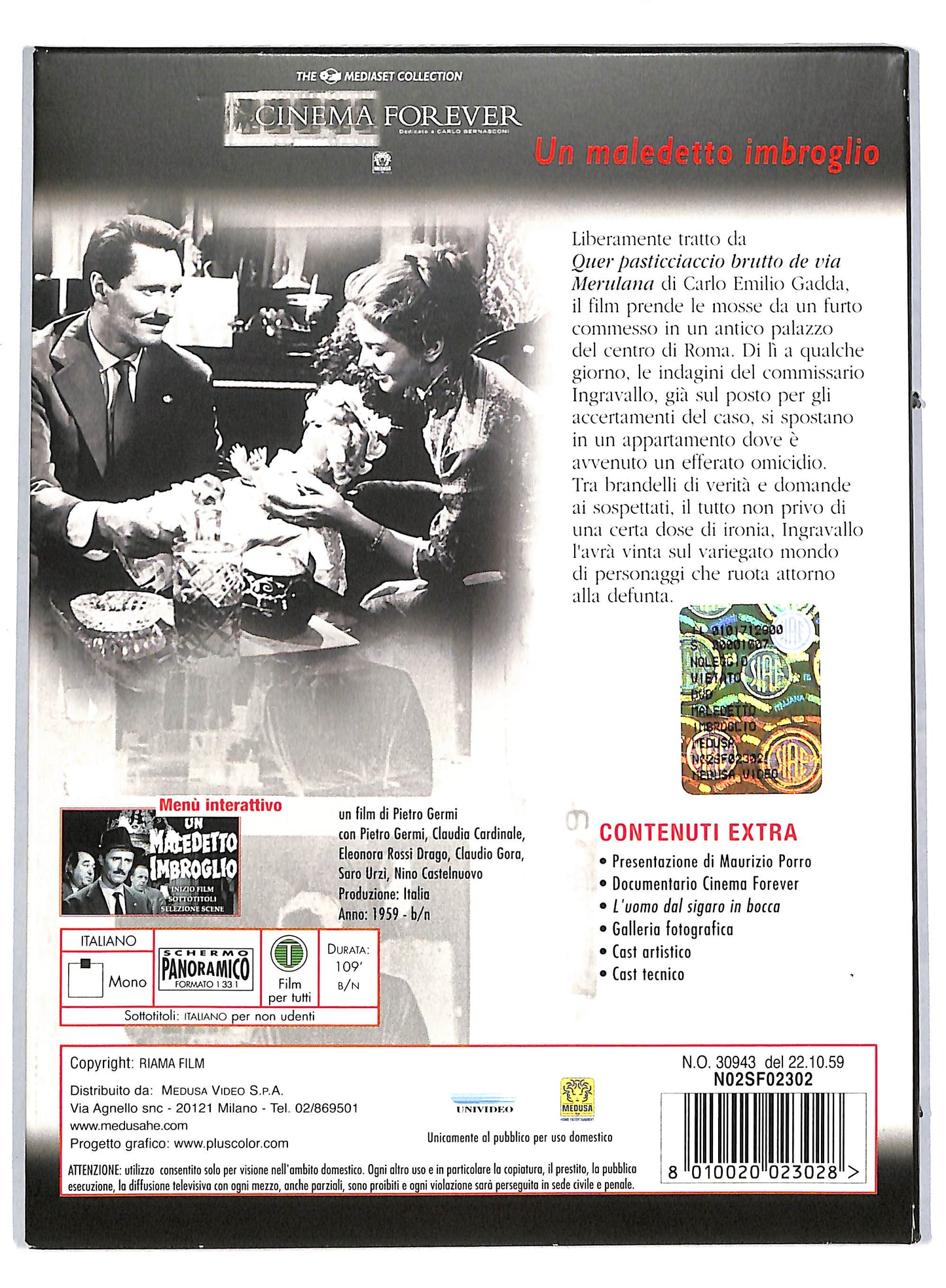 EBOND Un maledetto imbroglio DIGIPACK DVD DB594150