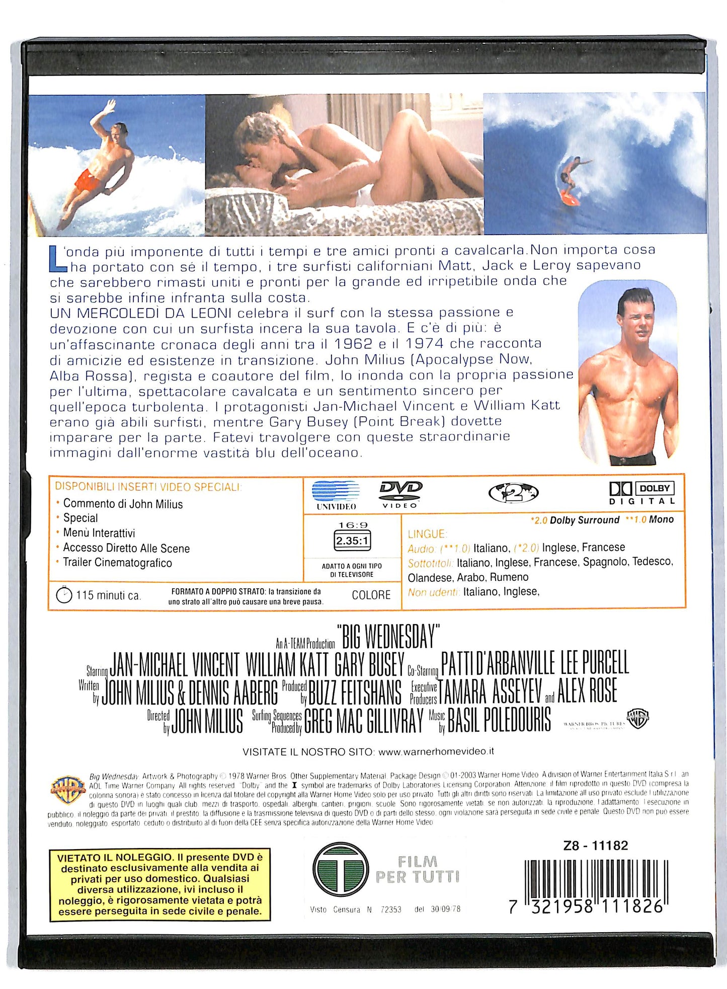 EBOND Un mercoledi da leoni SNAPPER DVD DB594159