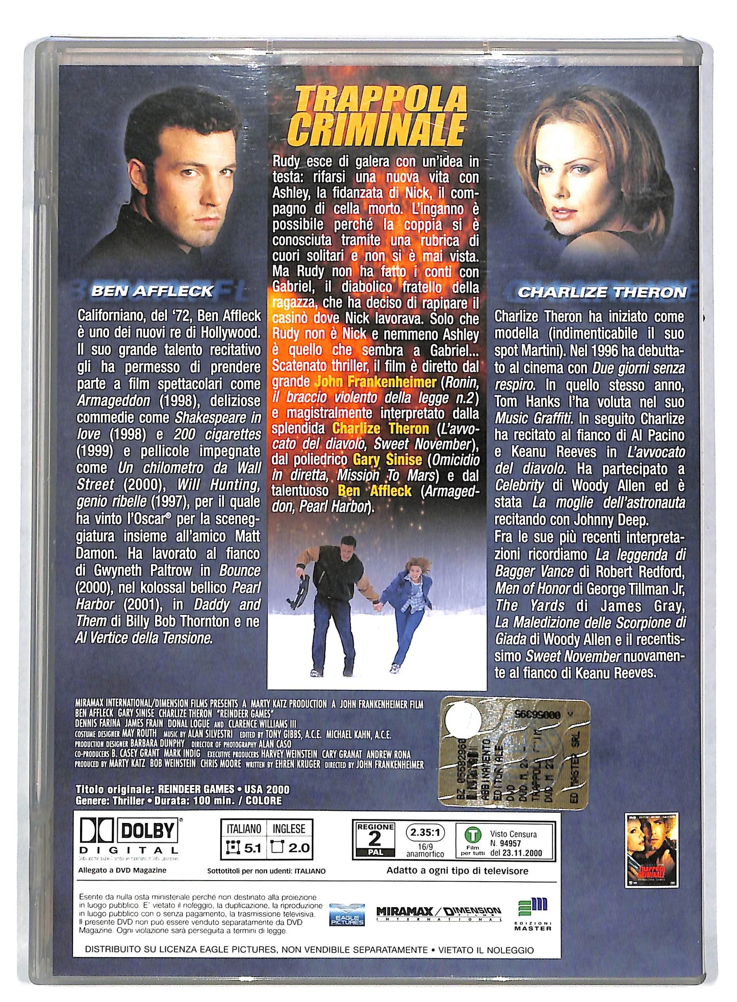 EBOND Trappola criminale EDITORIALE DVD DB594446