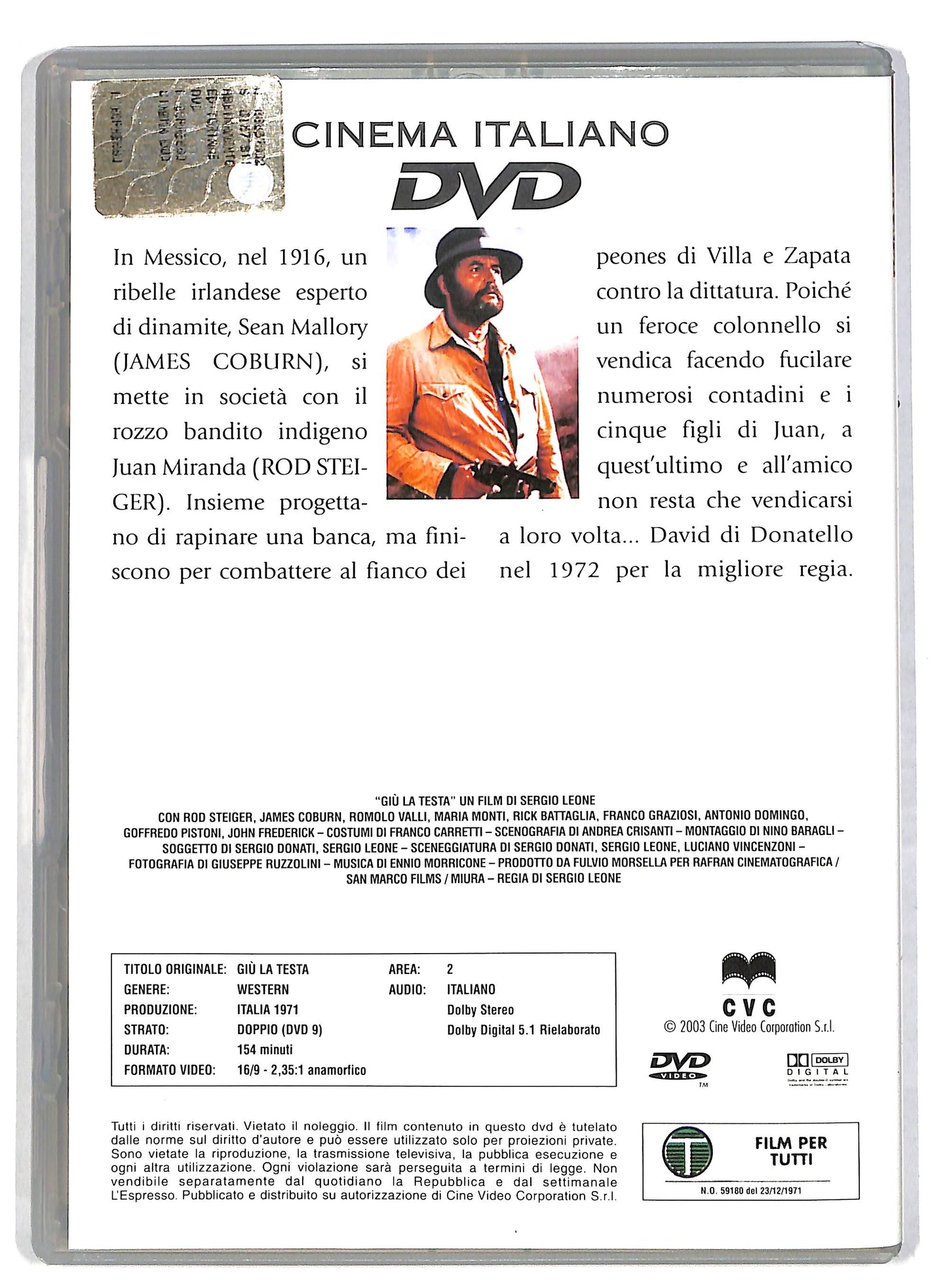 EBOND Giu la testa EDITORIALE DVD DB594620