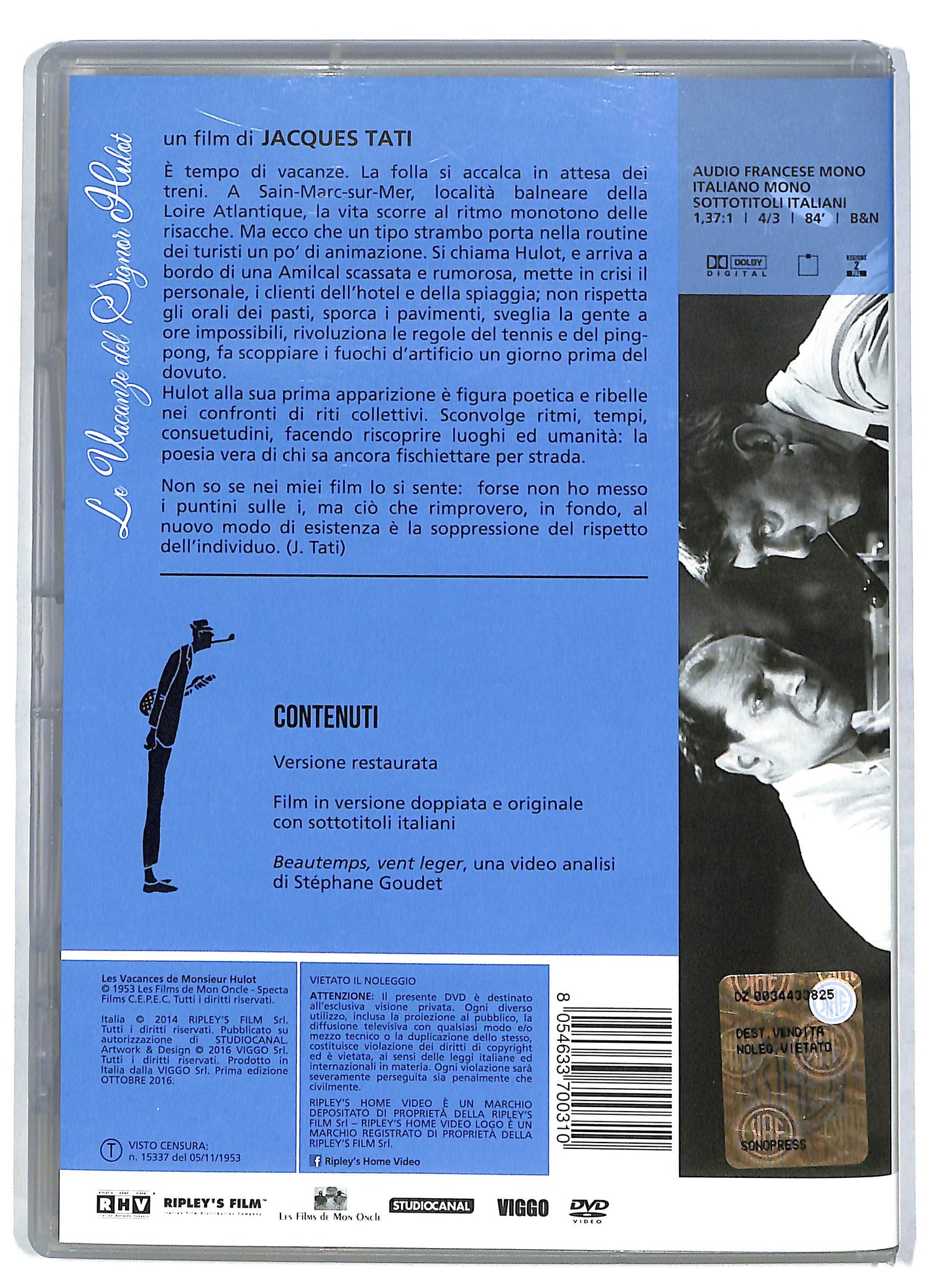 EBOND Le vacanze del signor Hulot DVD DB594646