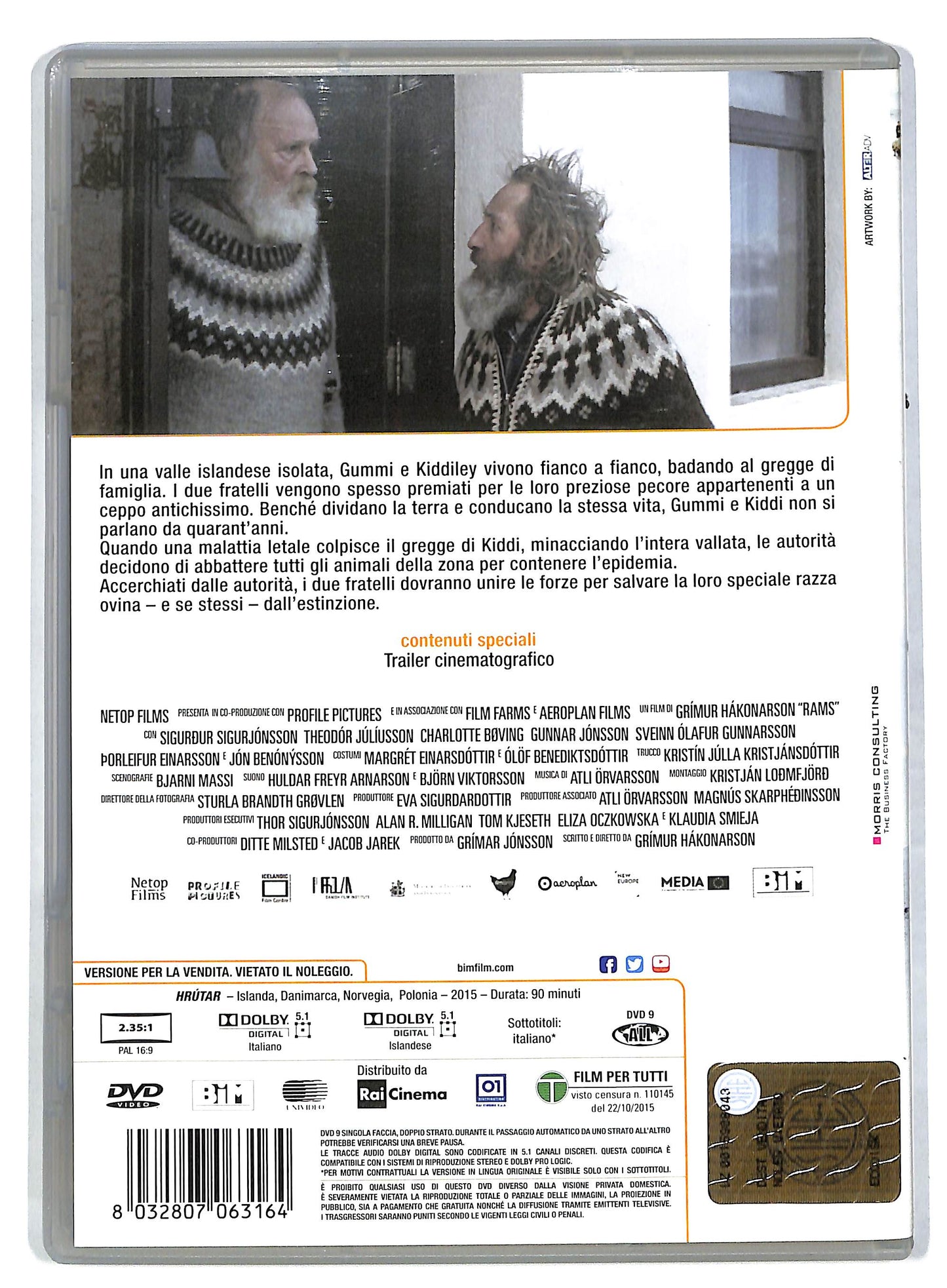 EBOND Rams - Storia Di Due Fratelli E Otto Pecore DVD DB594659