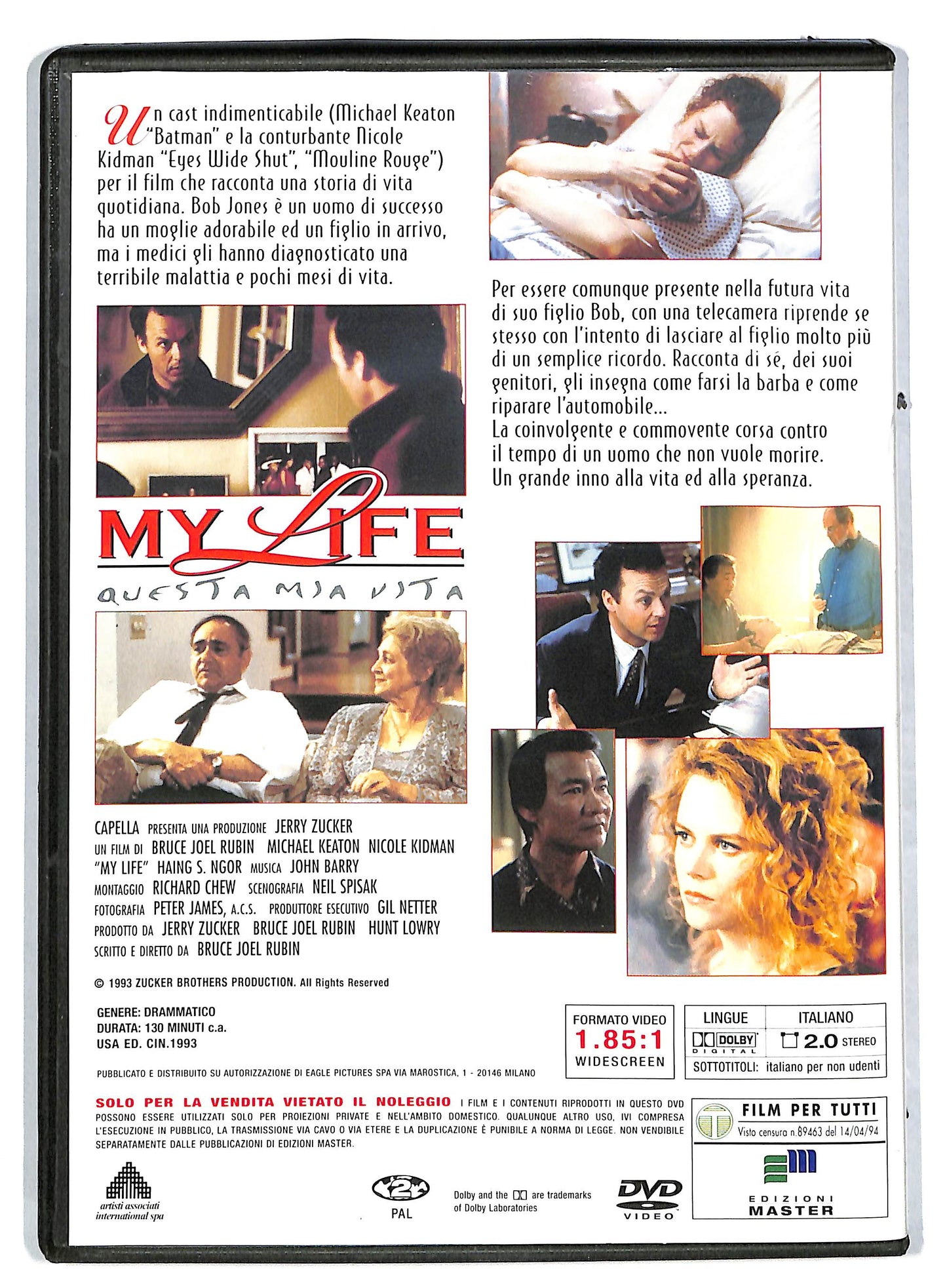 EBOND My Life - Questa mia vita EDITORIALE DVD DB594662