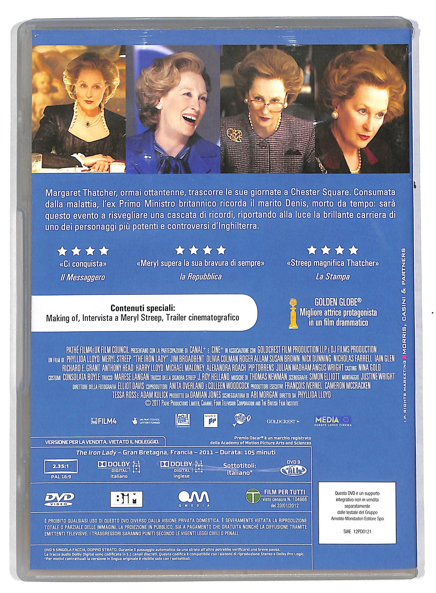 EBOND The Iron Lady EDITORIALE DVD DB594721