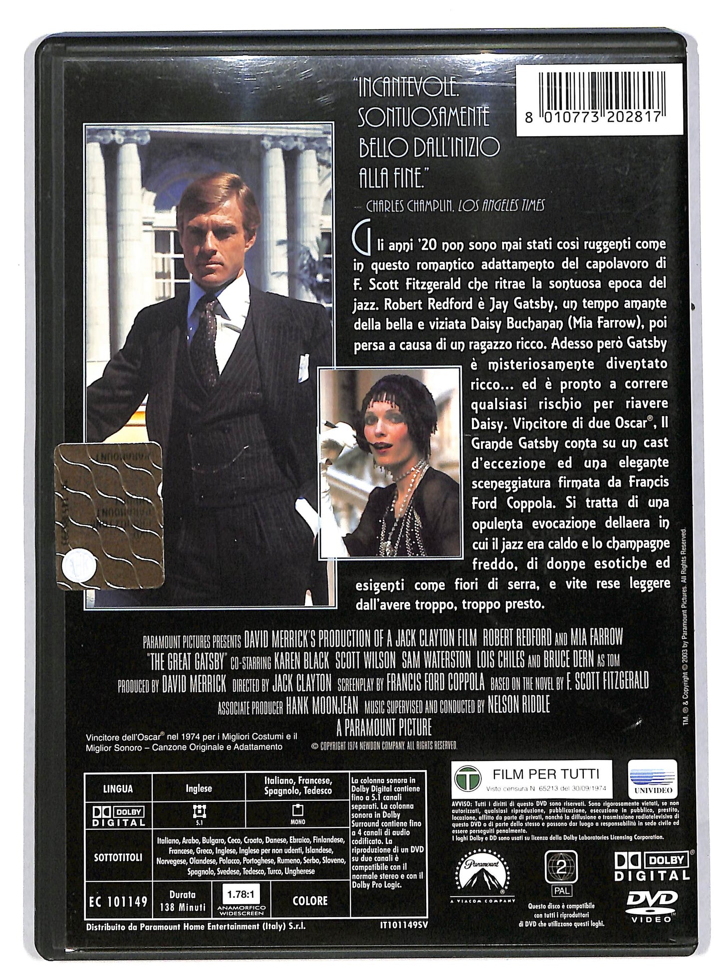 EBOND Il Grande Gatsby DVD DB594940