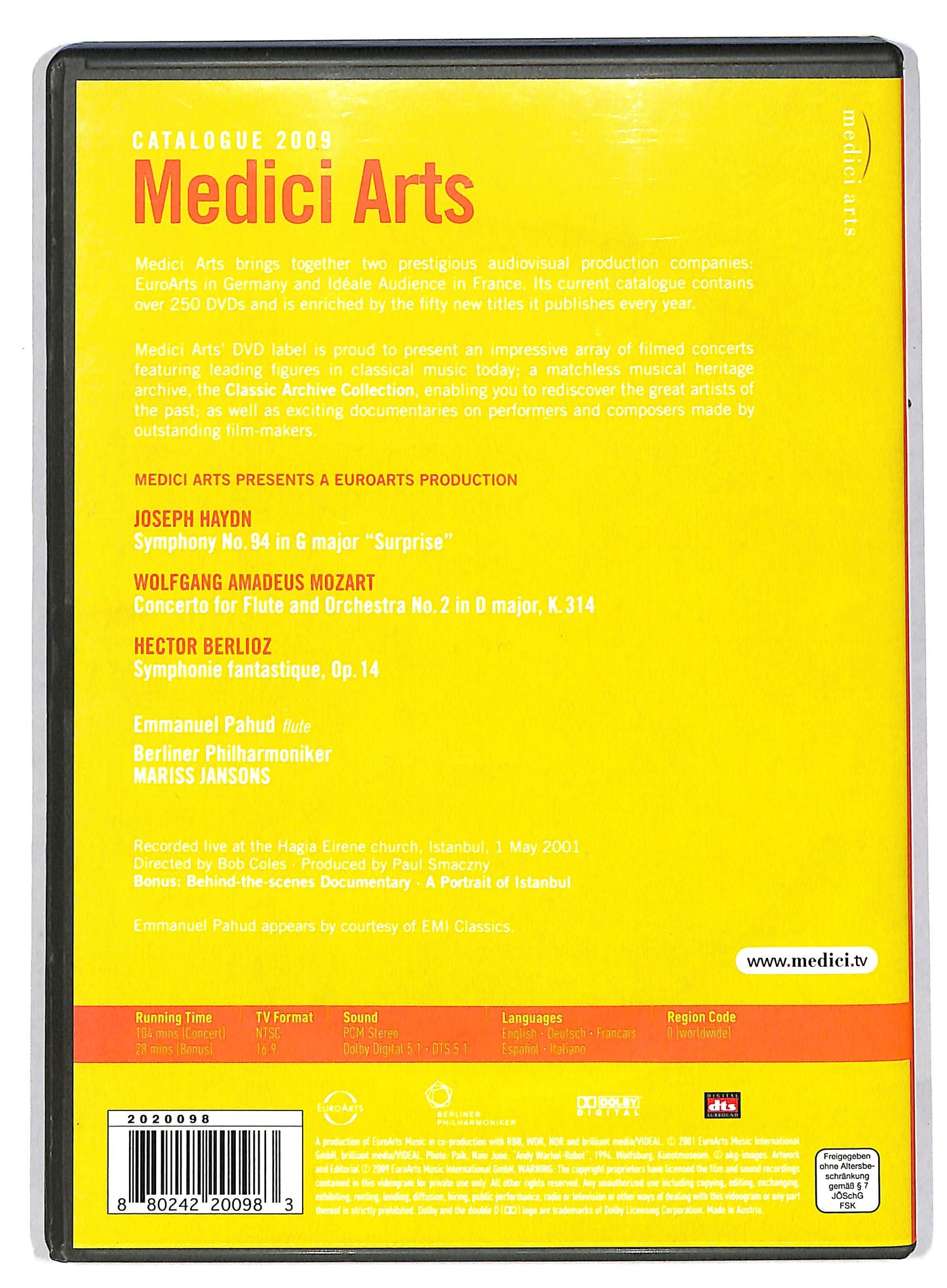 EBOND Medici Arts - catalogo 2009 (+booklet) DVD DB594944