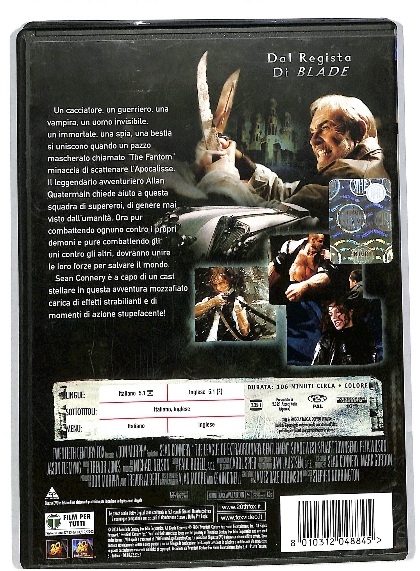 EBOND La leggenda degli uomini straordinari DVD DB595127