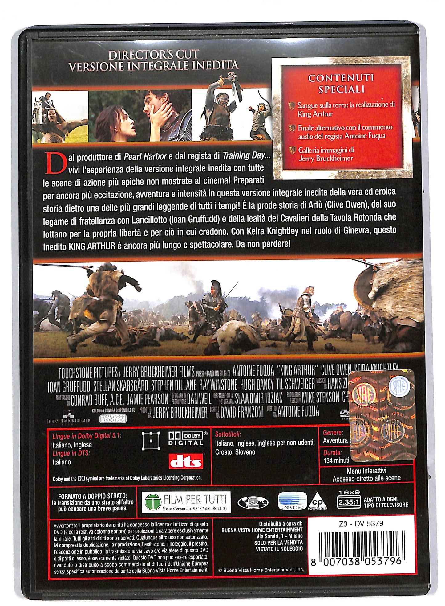 EBOND King Arthur - Versione integrale DVD DB595335