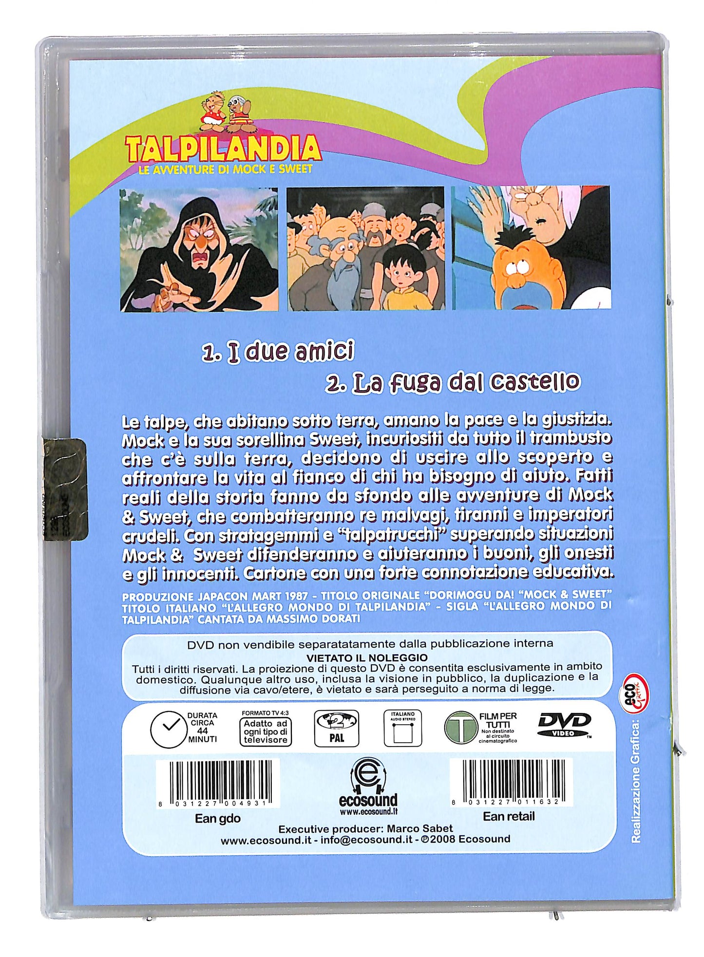 EBOND I due amici - Talpilandia vol 10 slimcase EDITORIALE DVD DB595355