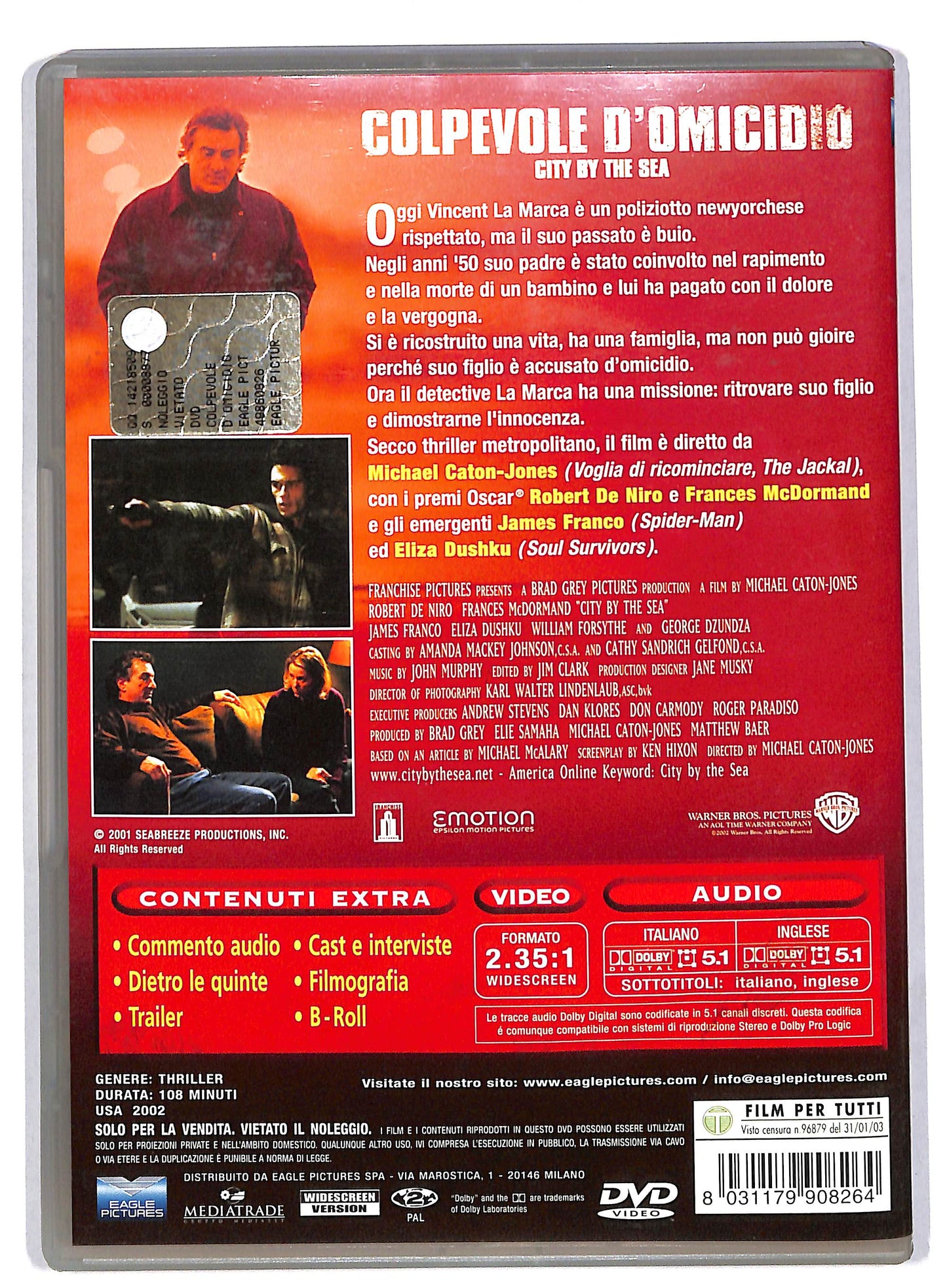 EBOND Colpevole d'omicidio DVD DB595358