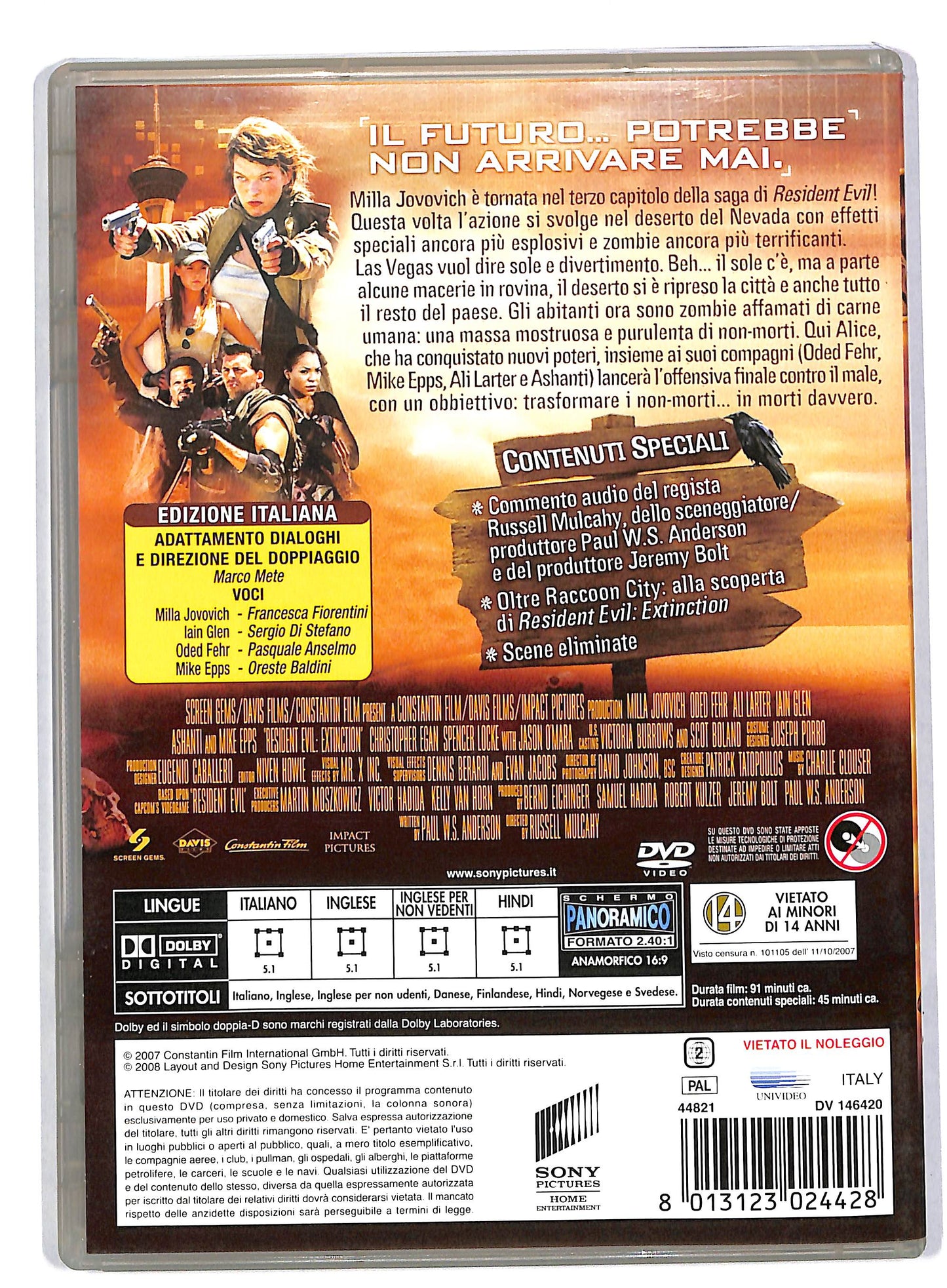 EBOND Resident Evil - Extinction DVD DB595359