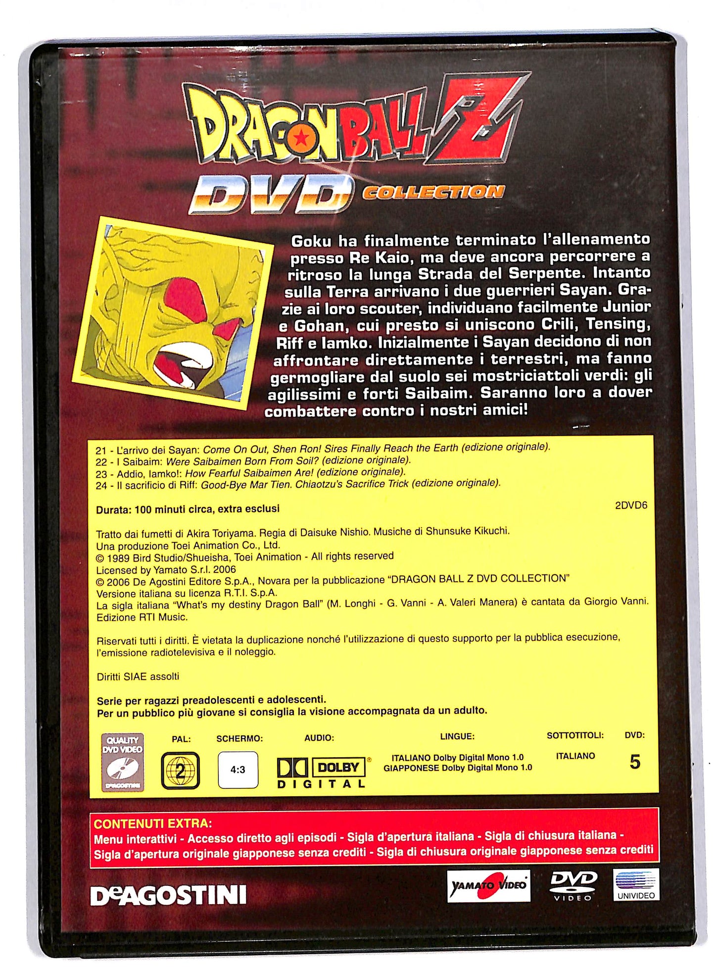 EBOND Dragonball Z collection volume 6 EDITORIALE DVD DB595605