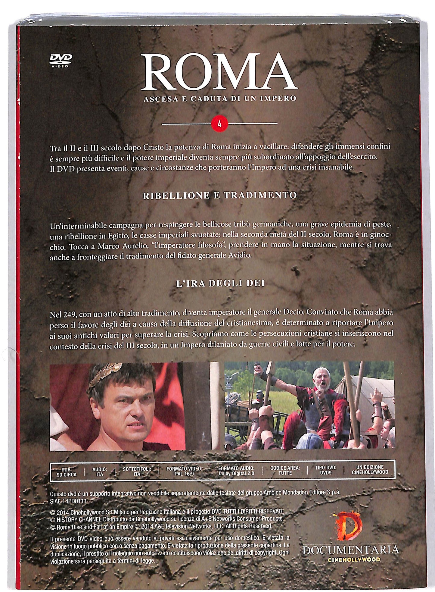 EBOND Roma ascesa e caduta di un impero vol 4 EDITORIALE DVD DB595912